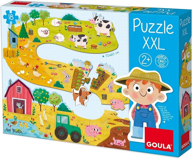 Juguete de Madera Puzzle XXL Granja Goula