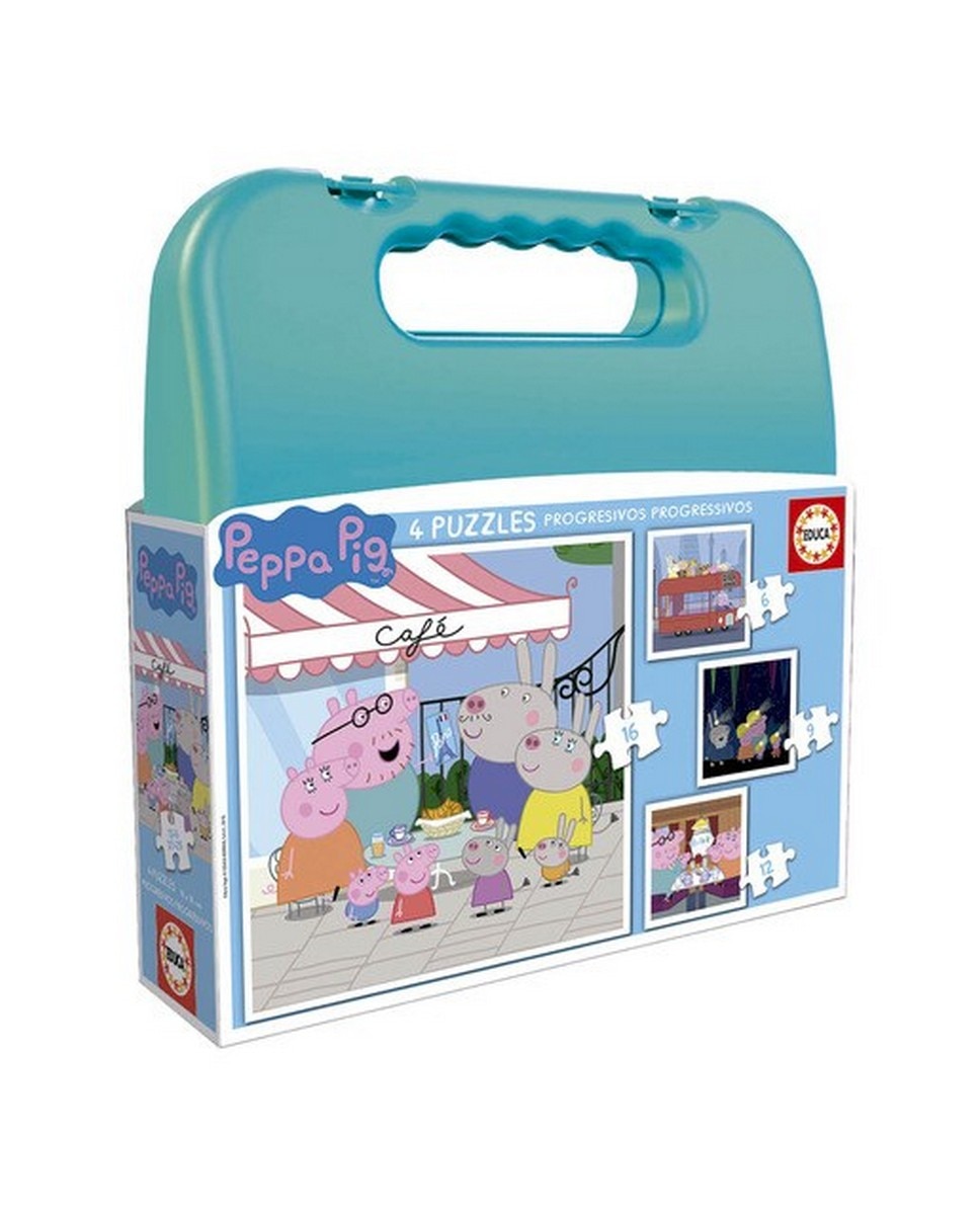 Maleta Puzzles Progresivos Peppa Pig 1