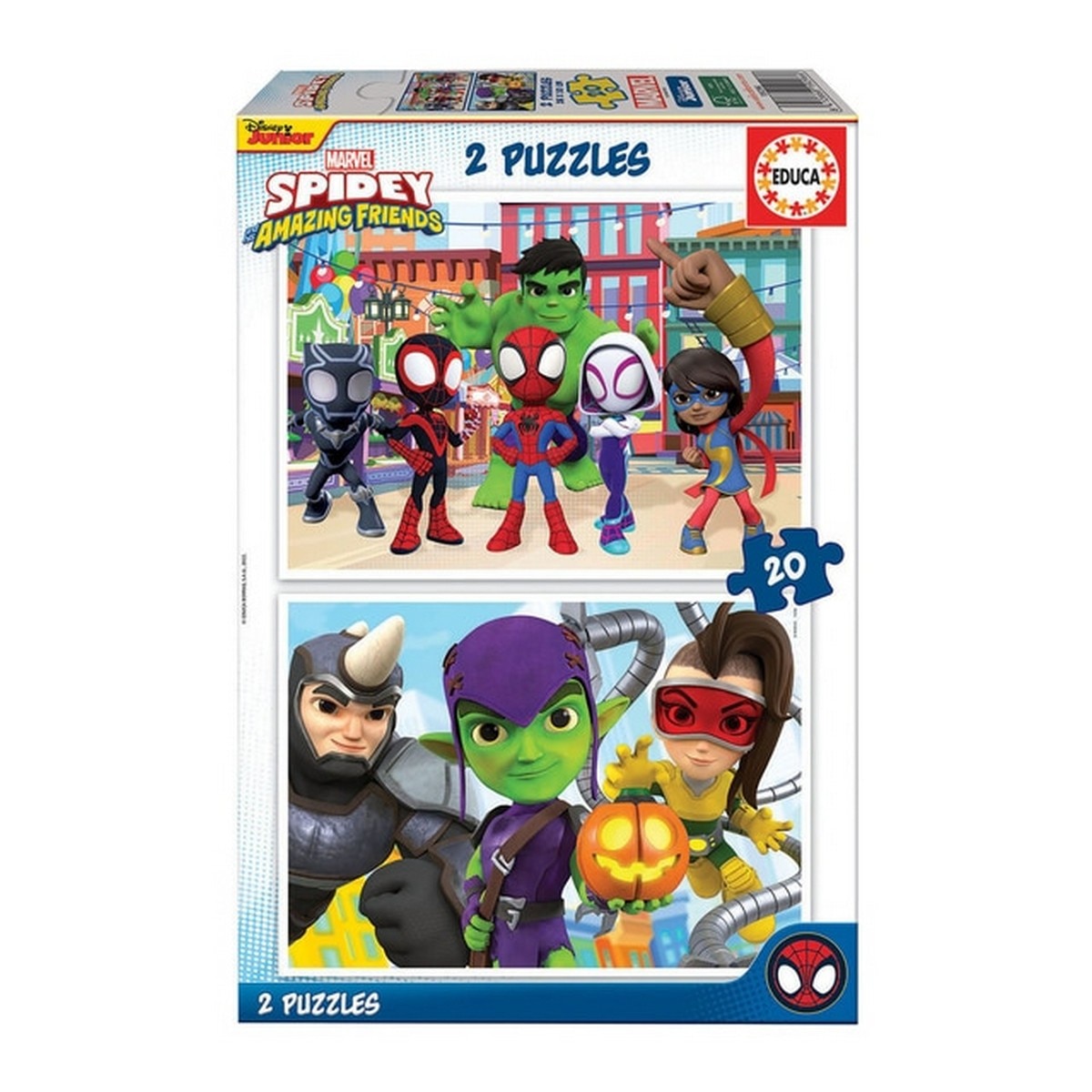 Imagem 0 de Puzzle Spidey & His Amazing Friends - 2x20 Peças