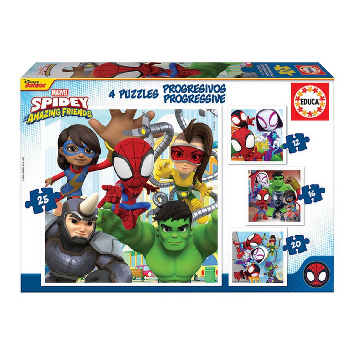 Progresivos Spidey & his amazing friends 12-16-20-25 1