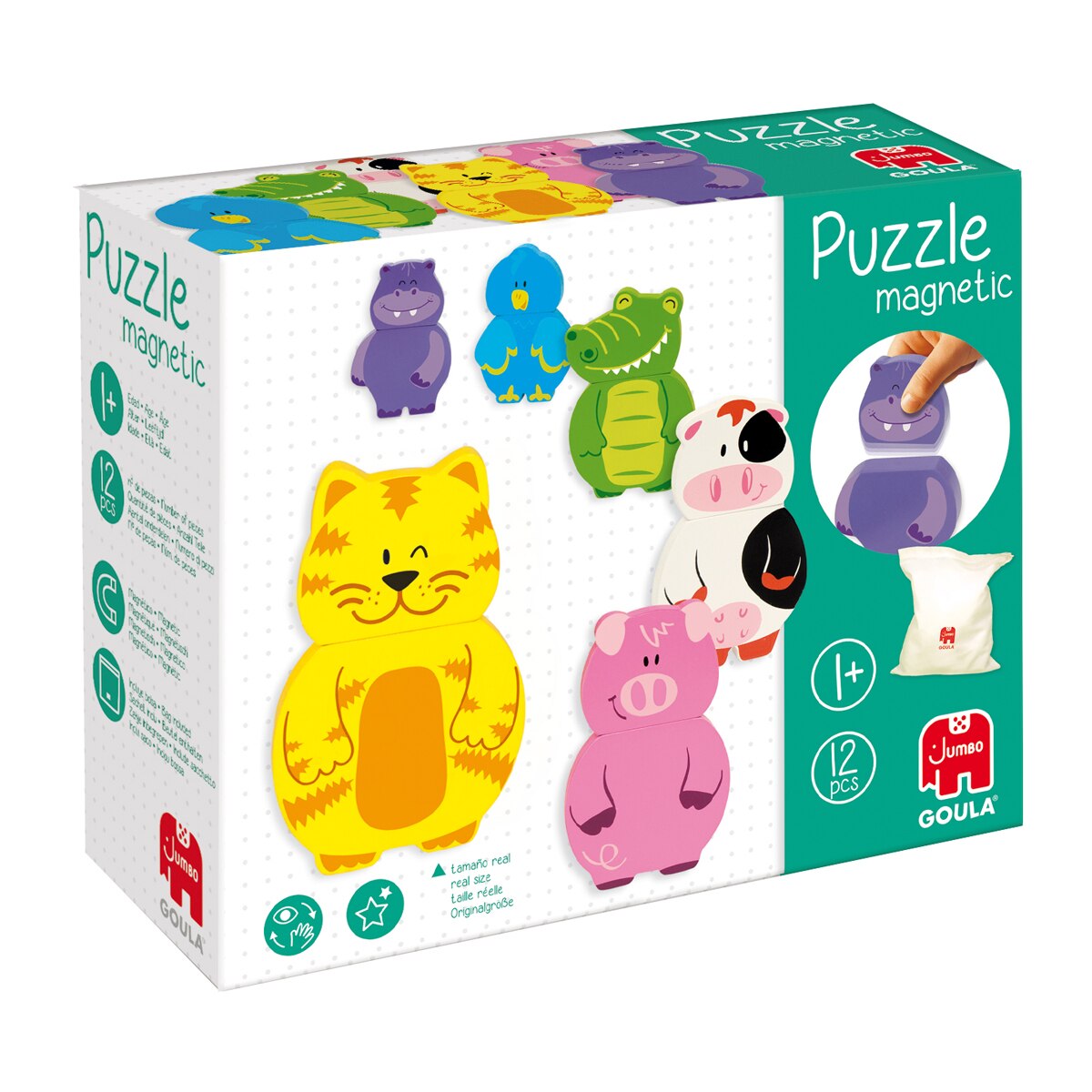 Imagem 0 de Puzzle Magnético Intercambiable Animales Goula