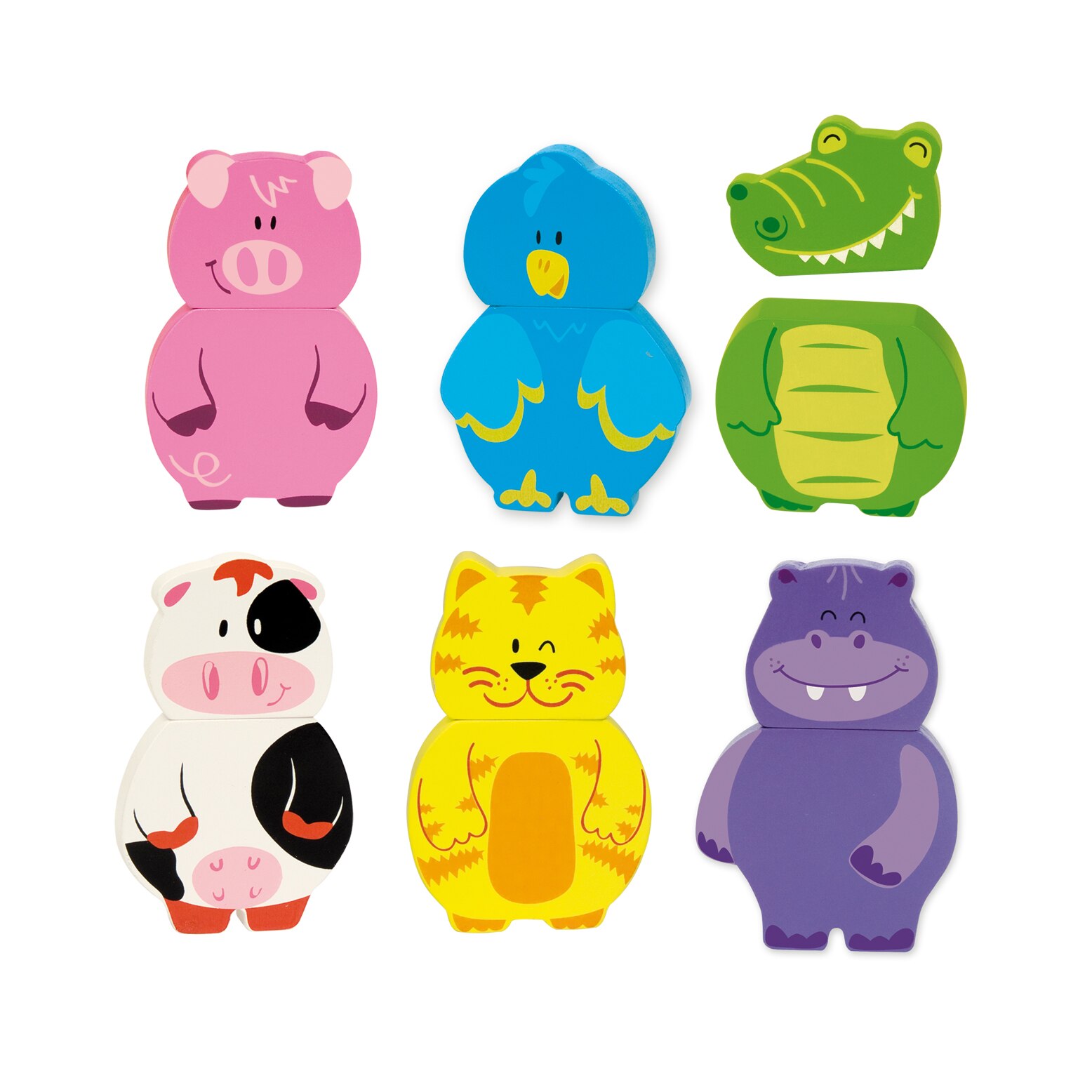 Puzzle Magnético Intercambiable Animales Goula 3