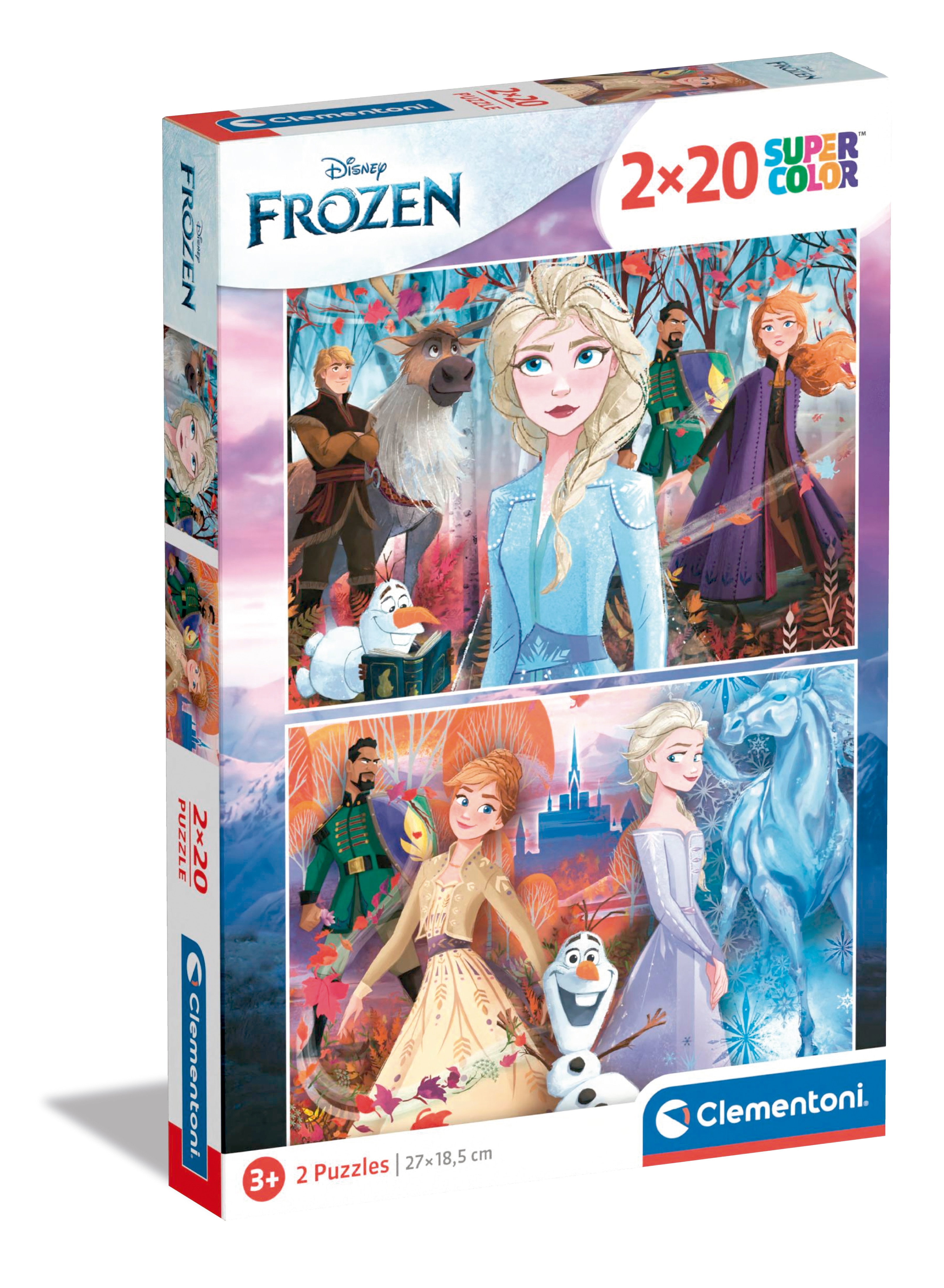 2 puzzles 20 piezas Clementoni 2