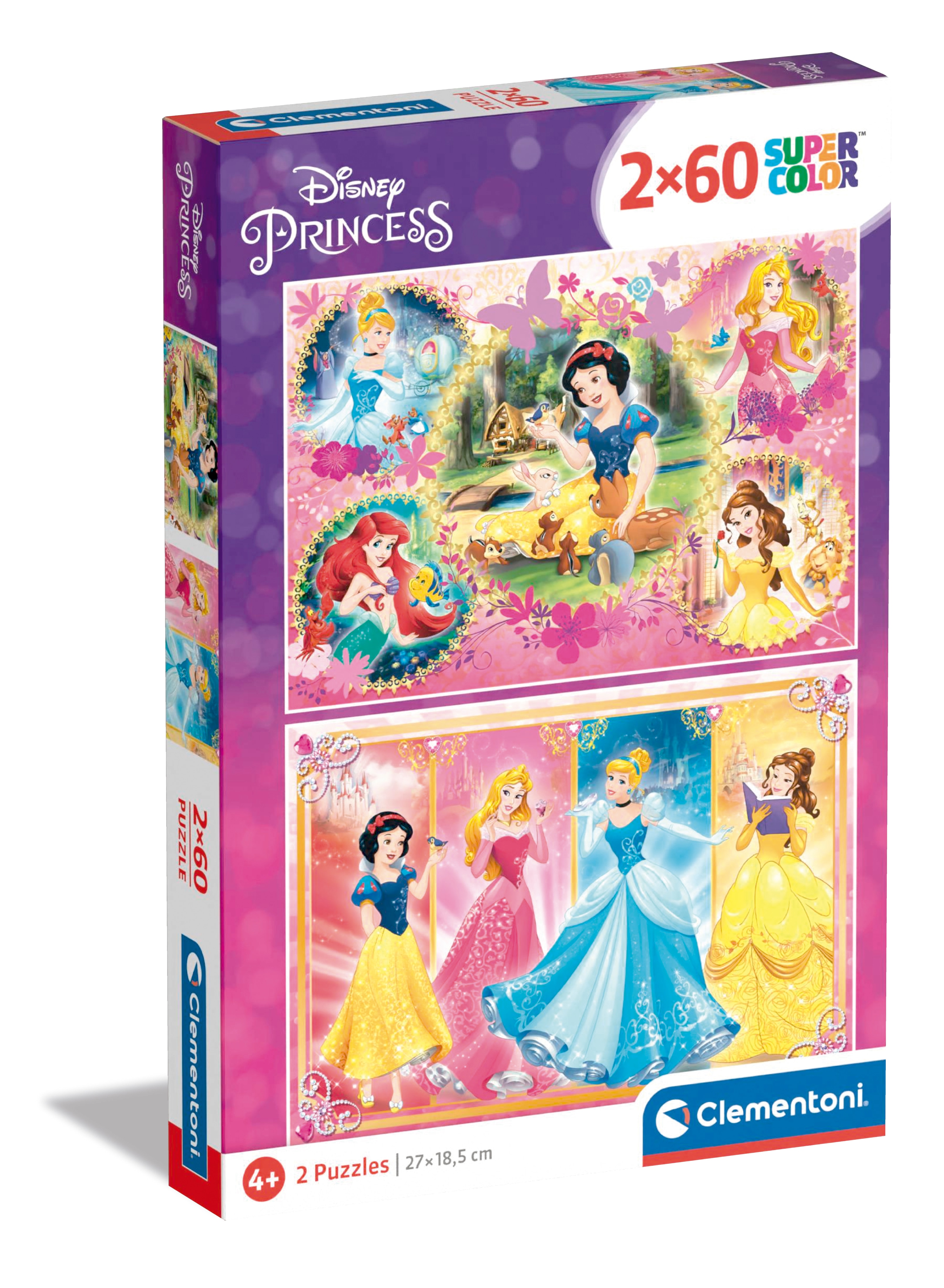 2 puzzles 60 piezas Clementoni 2