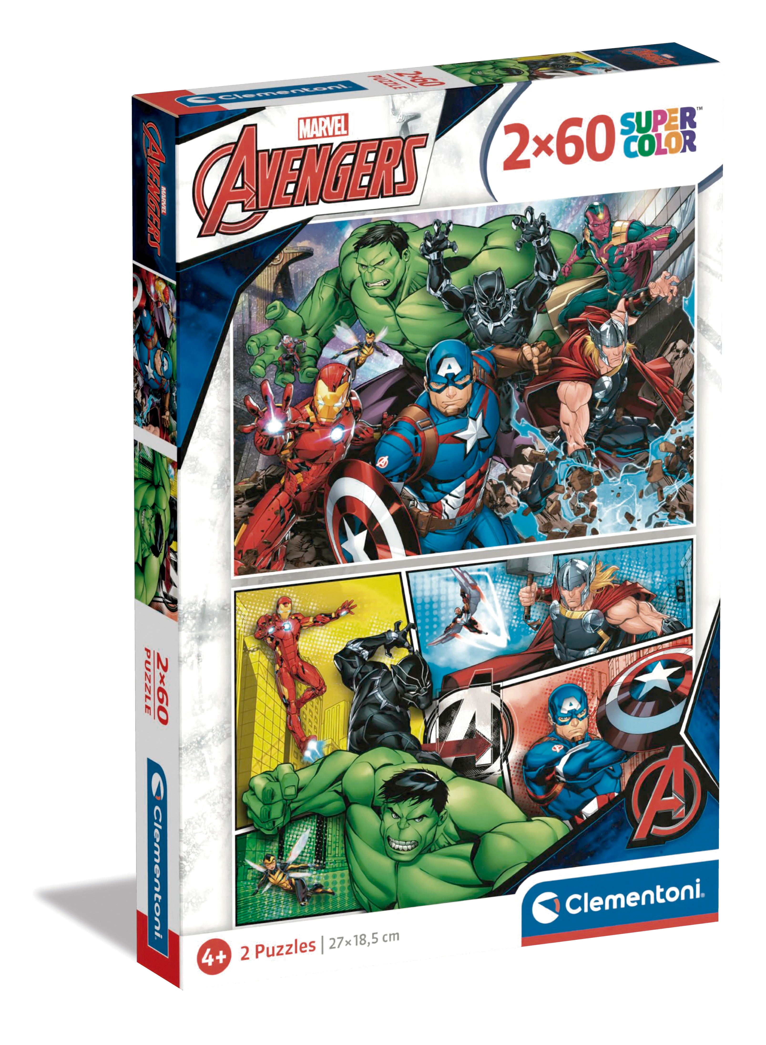 2 puzzles 60 piezas Clementoni 3
