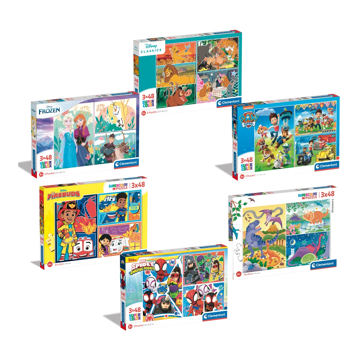 Imagen 0 de 3 puzzles 48 piezas Clementoni