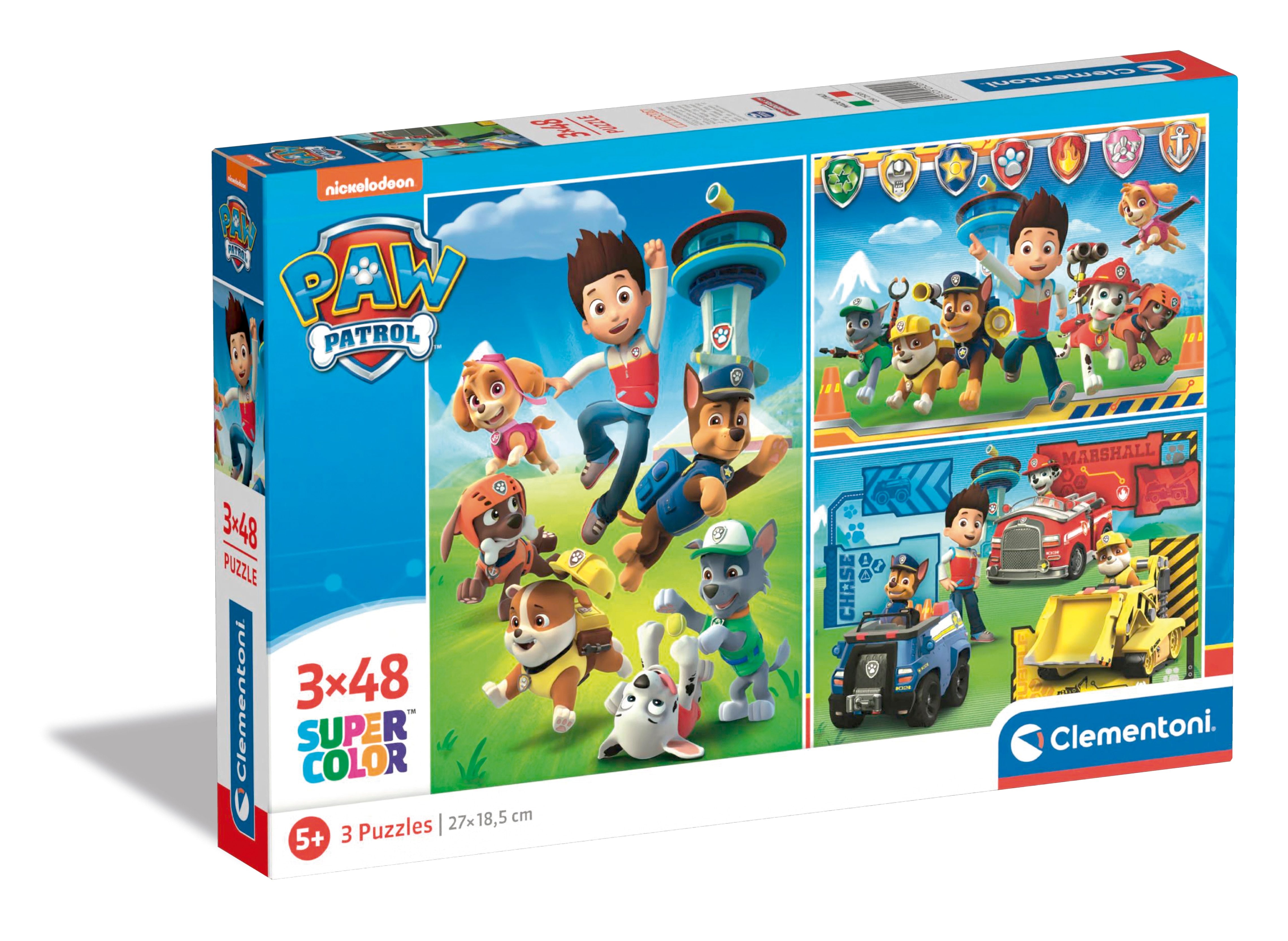 3 puzzles 48 piezas Clementoni 2