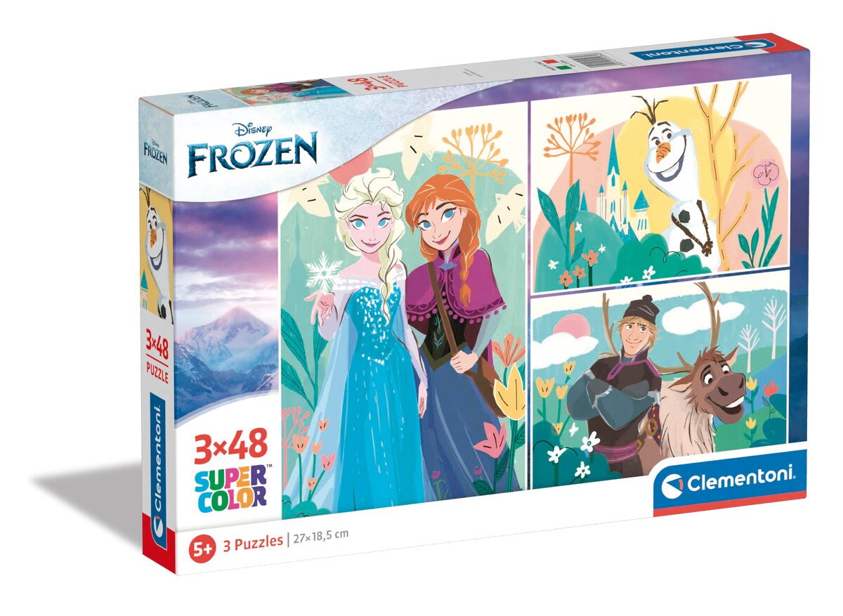 3 puzzles 48 piezas Clementoni 5