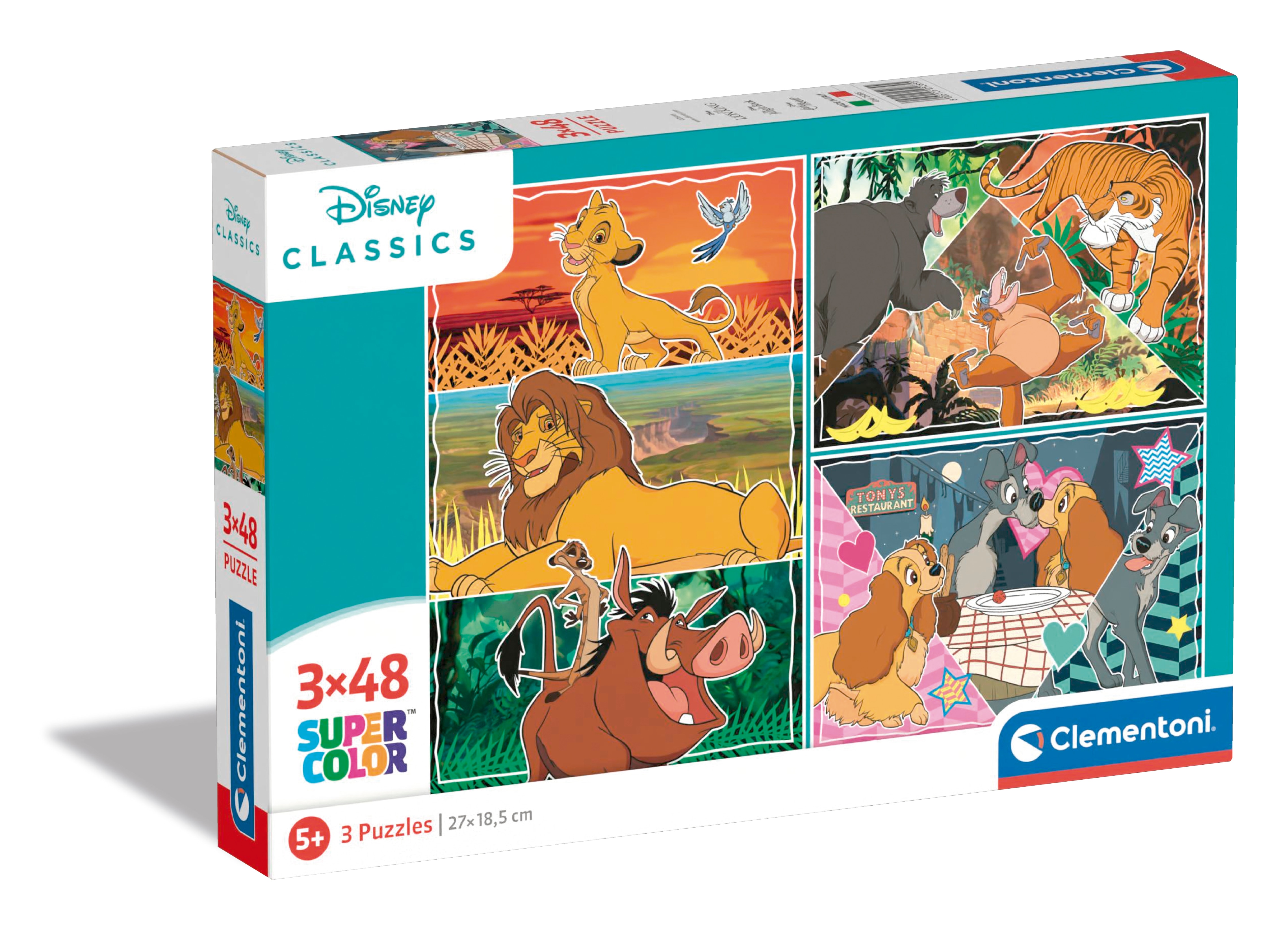 3 puzzles 48 piezas Clementoni 6