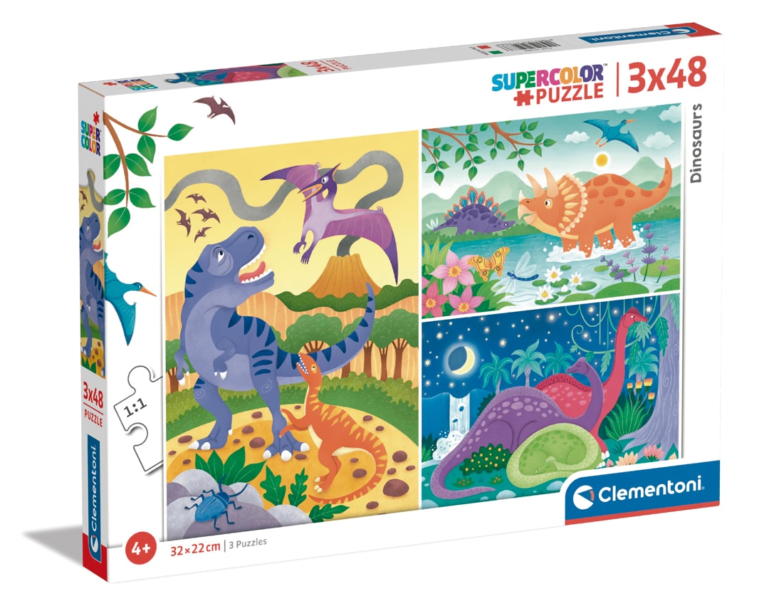 3 puzzles 48 piezas Clementoni 7