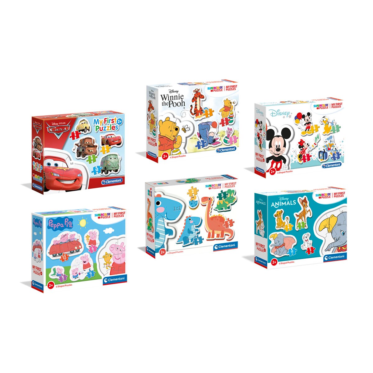 Puzzles progresivos 3-6-9-12 piezas Clementoni 1