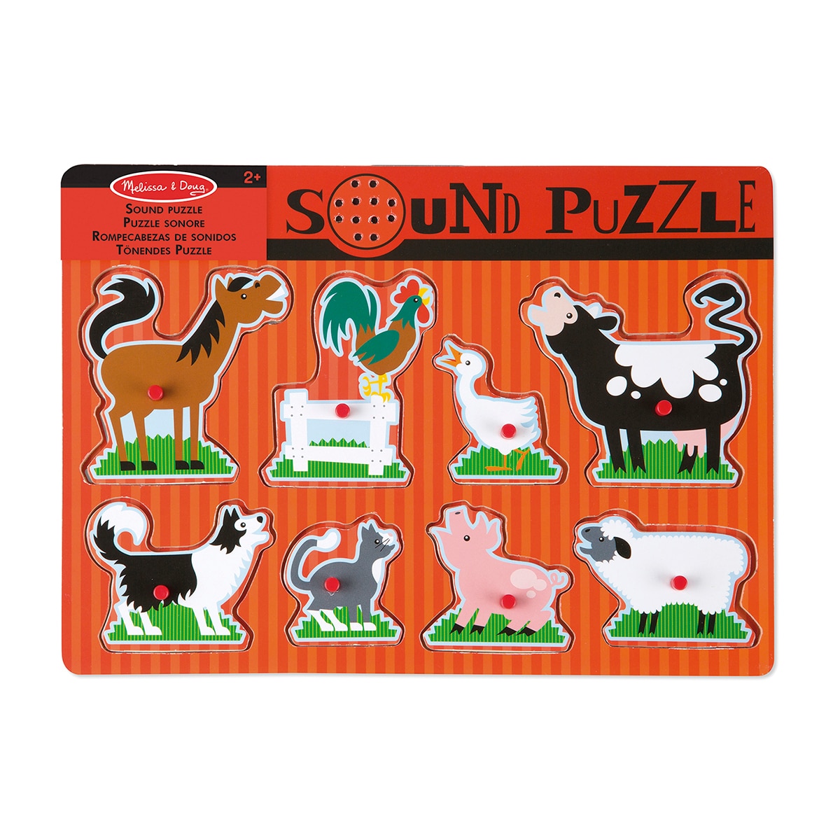 Farm Animals Sound Puzzle Melissa & Doug 1