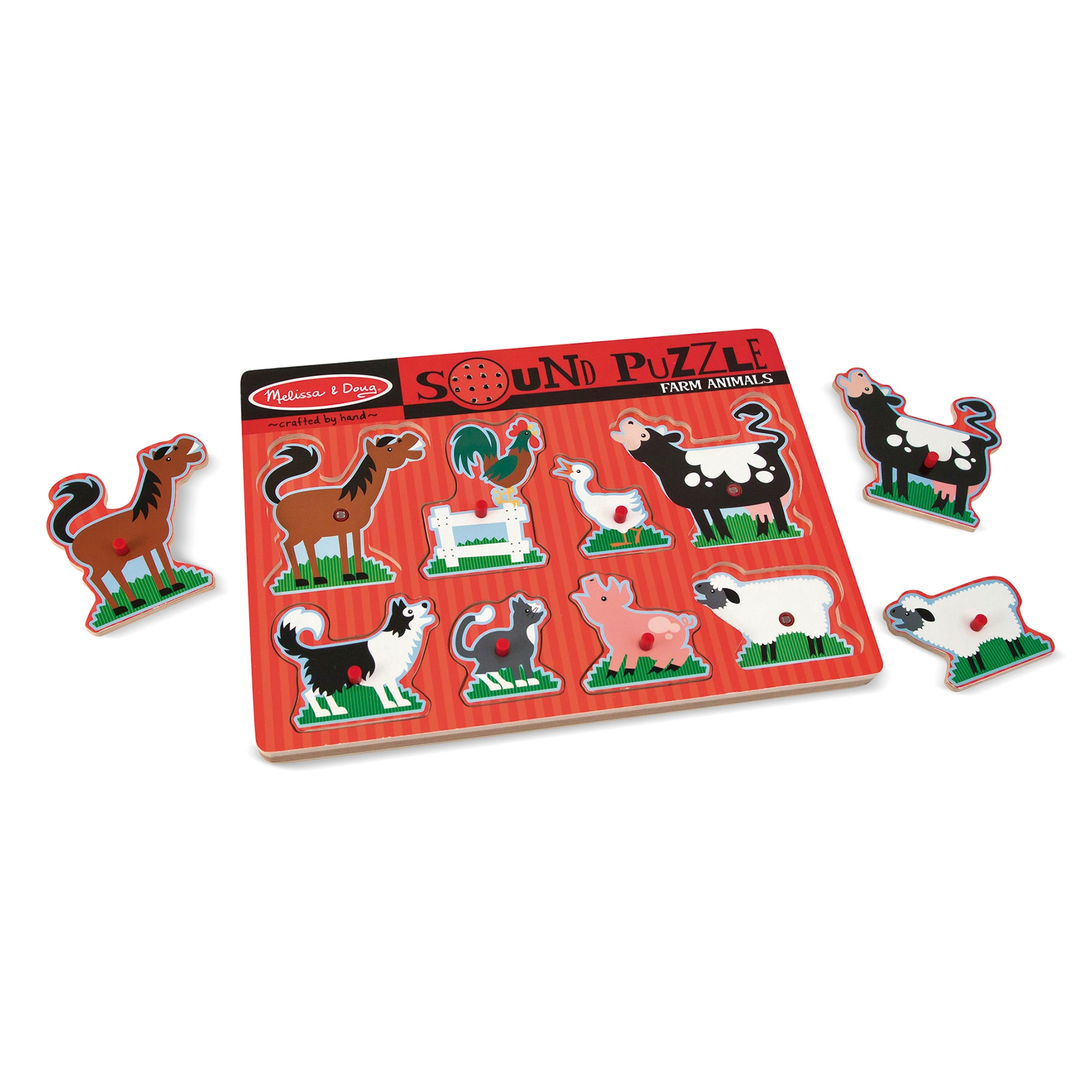 Farm Animals Sound Puzzle Melissa & Doug 2