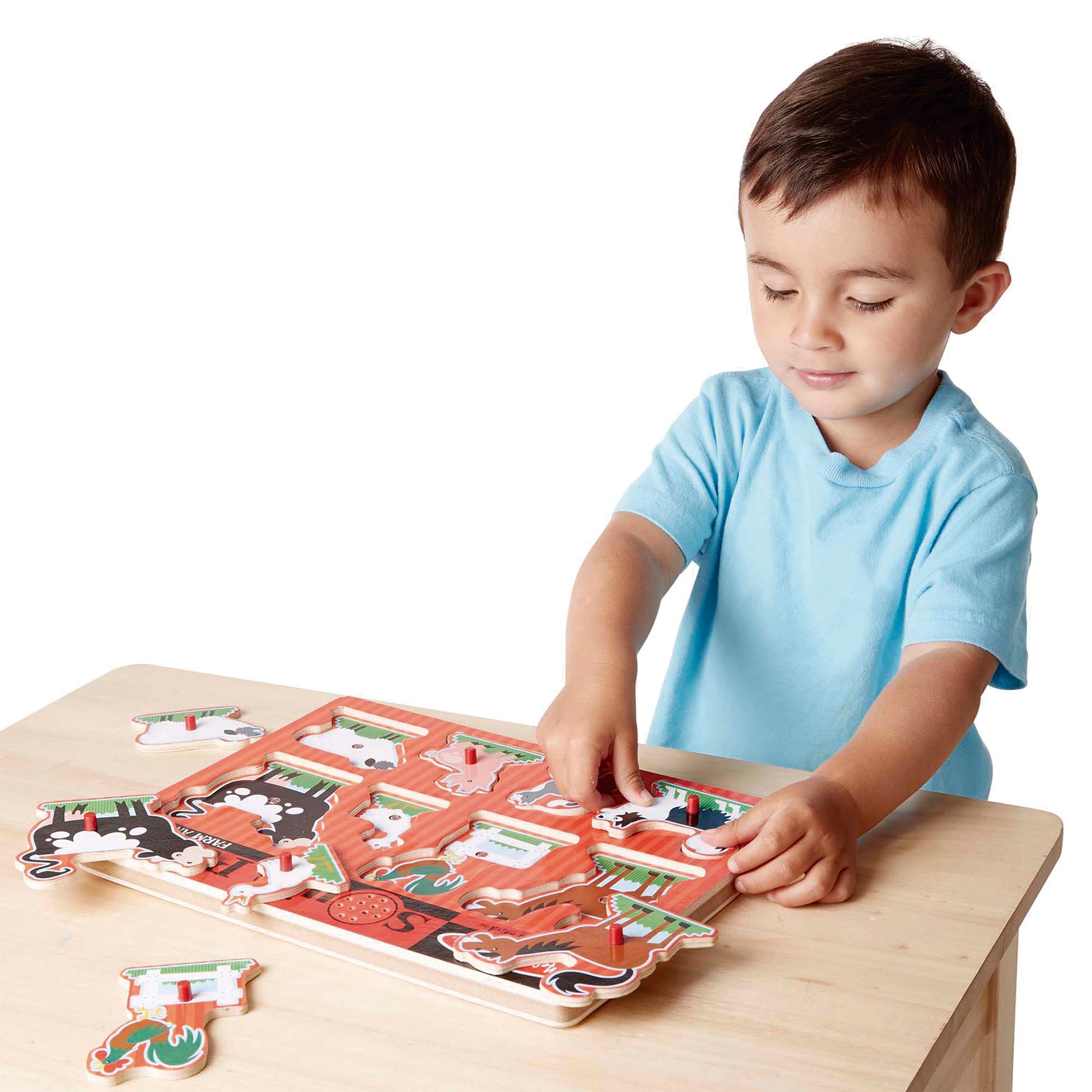 Farm Animals Sound Puzzle Melissa & Doug 3