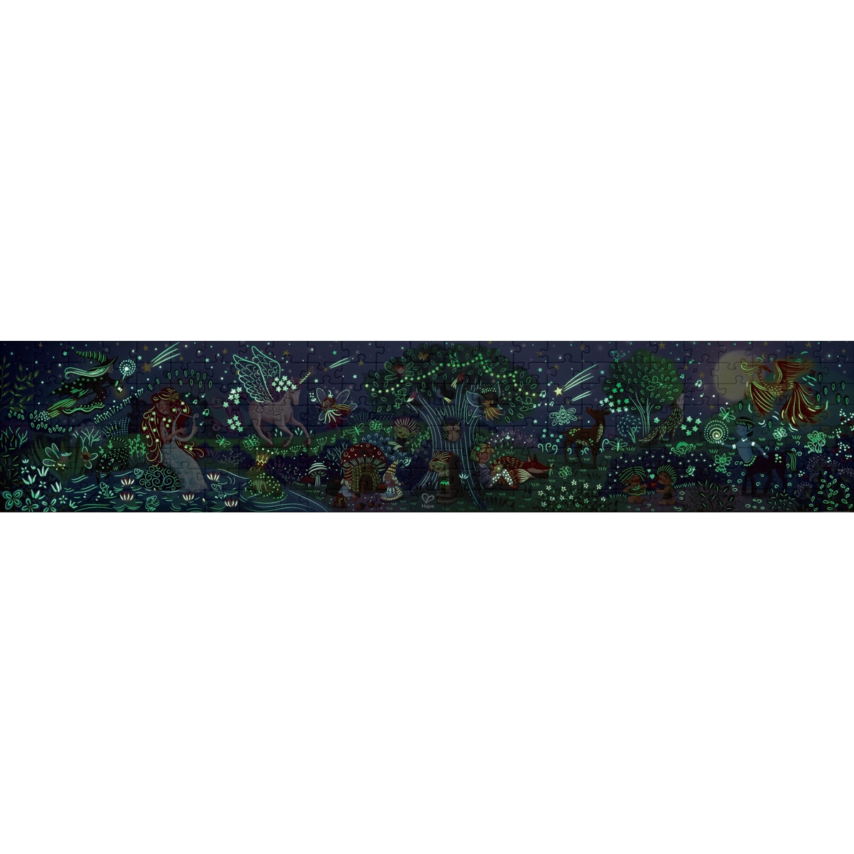Puzzle Bosque Mágico 200 piezas 1,5m Hape 2