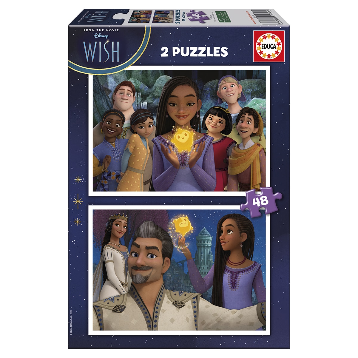 Puzzle 2x48 piezas Wish Disney Educa Borrás · Educa Borrás · El Corte ...