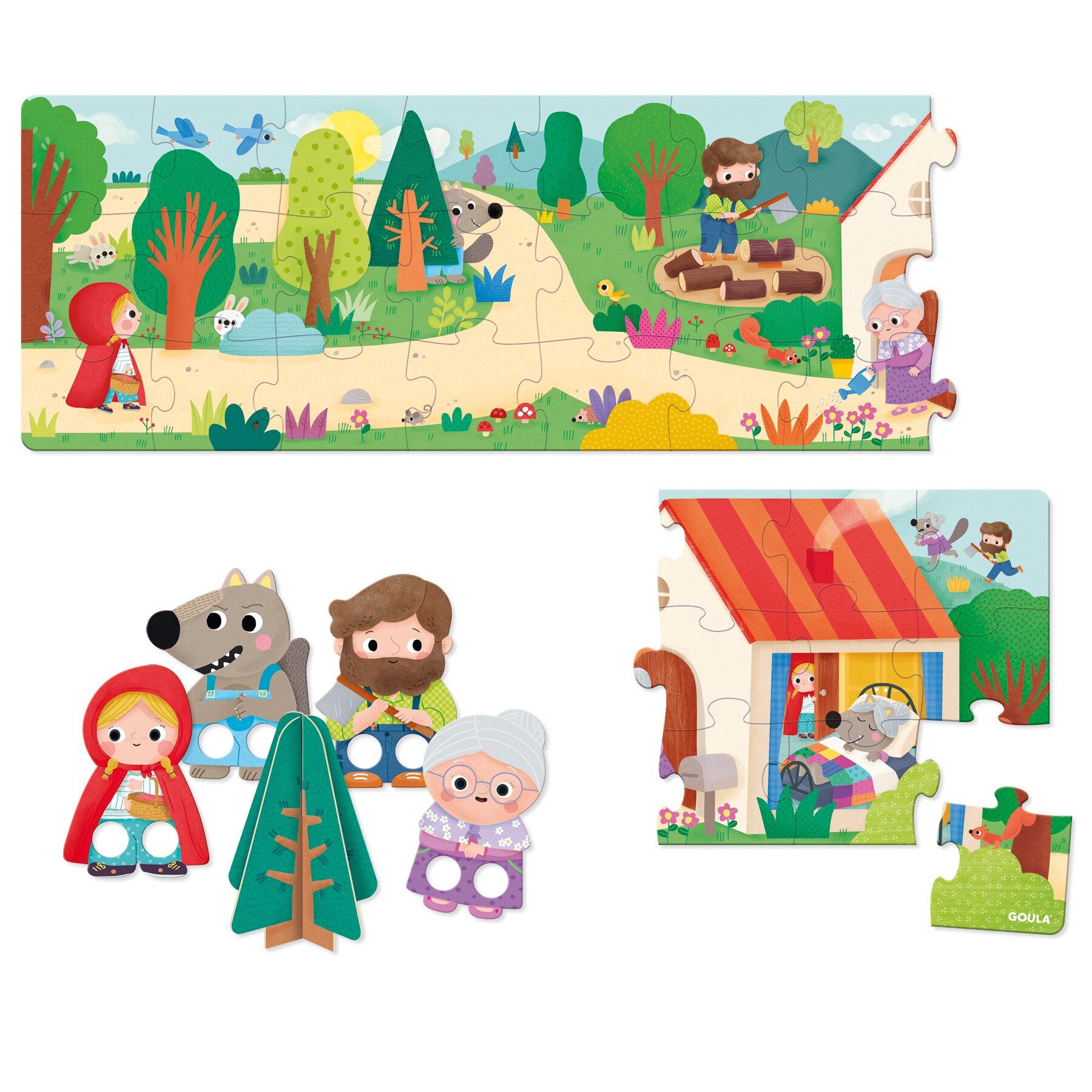 Puzzle XXL Caperucita Roja Disney Goula 7