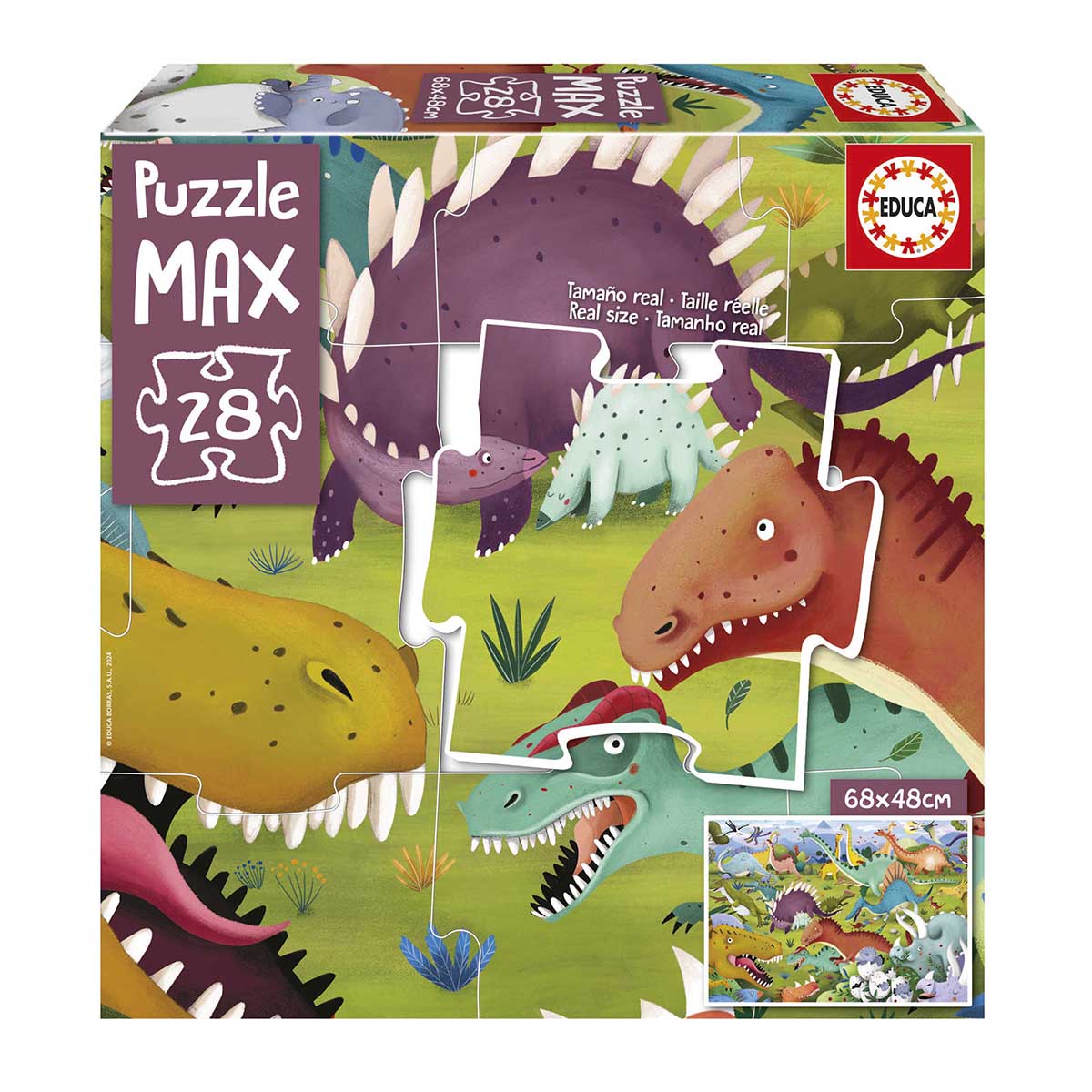 Imagen 0 de Puzzle Max 28 Piezas Dinosaurios Educa Borras