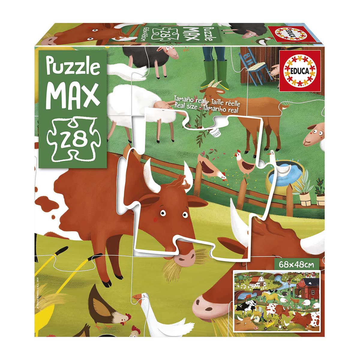 Imagen 0 de Puzzle Max 28 Piezas La granja Educa Borras