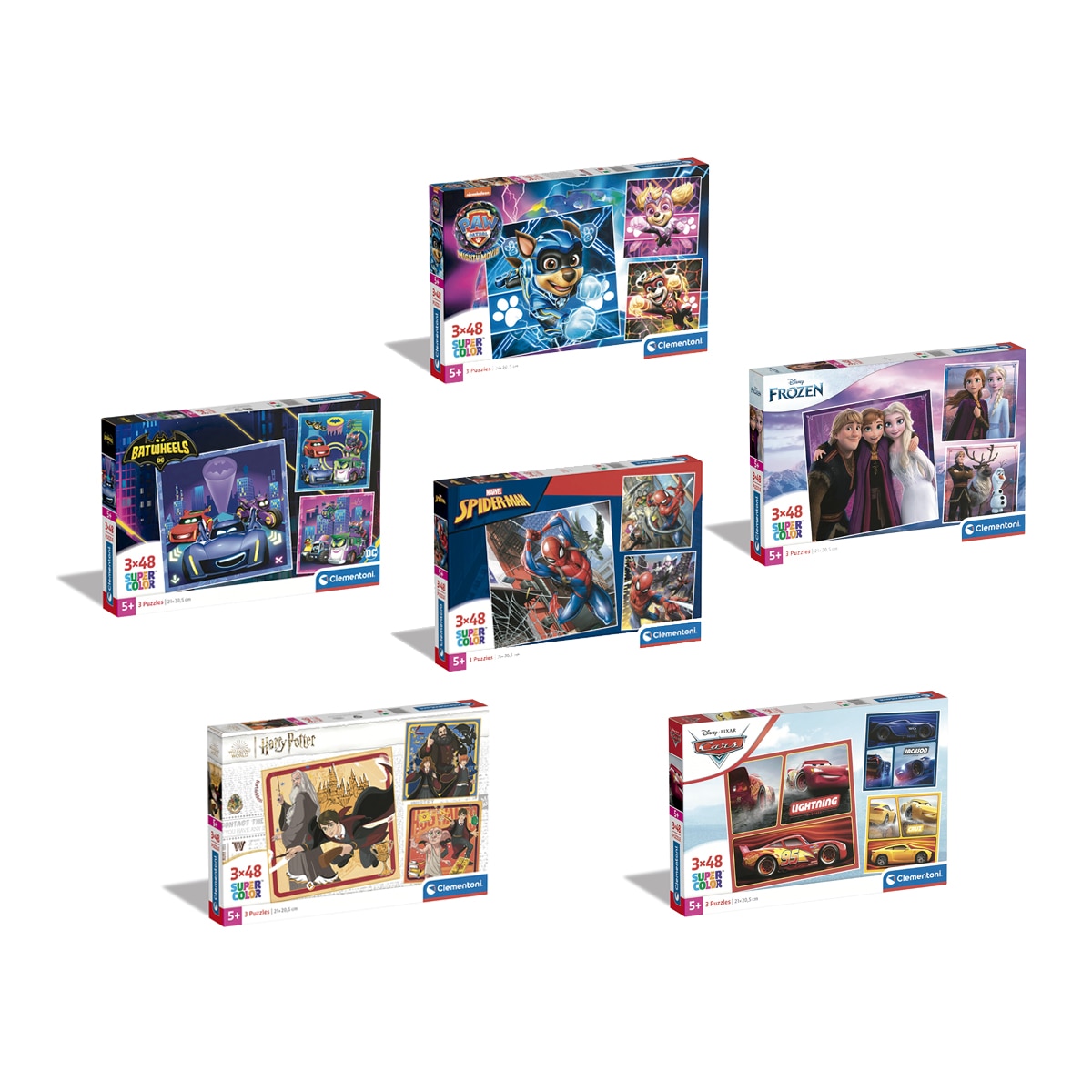 Imagen 0 de Puzzle 3x48 Personajes Clementoni modelos surtidos