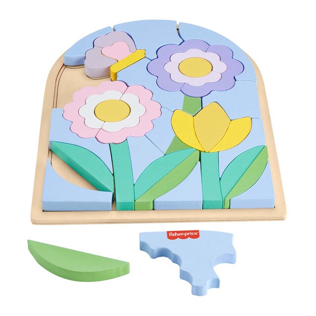 Puzzle madera de flores Fisher-Price
