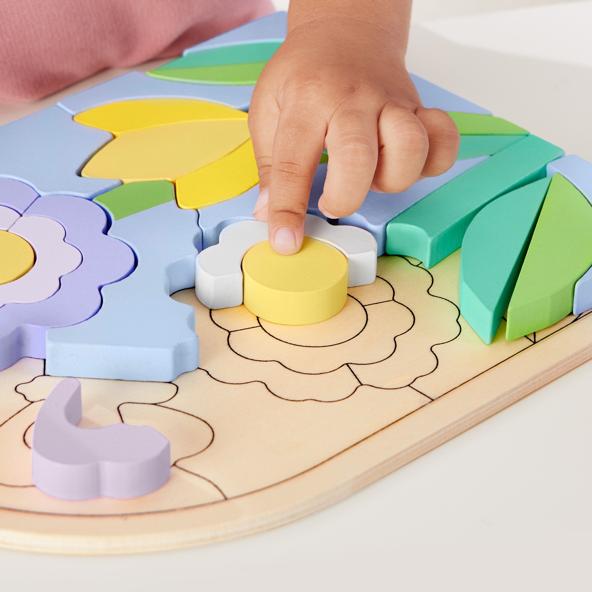 Puzzle madera de flores Fisher-Price 3