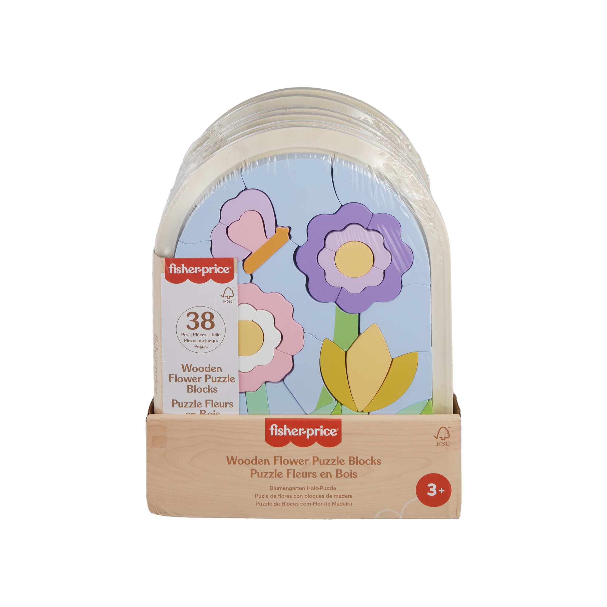 Puzzle madera de flores Fisher-Price 6