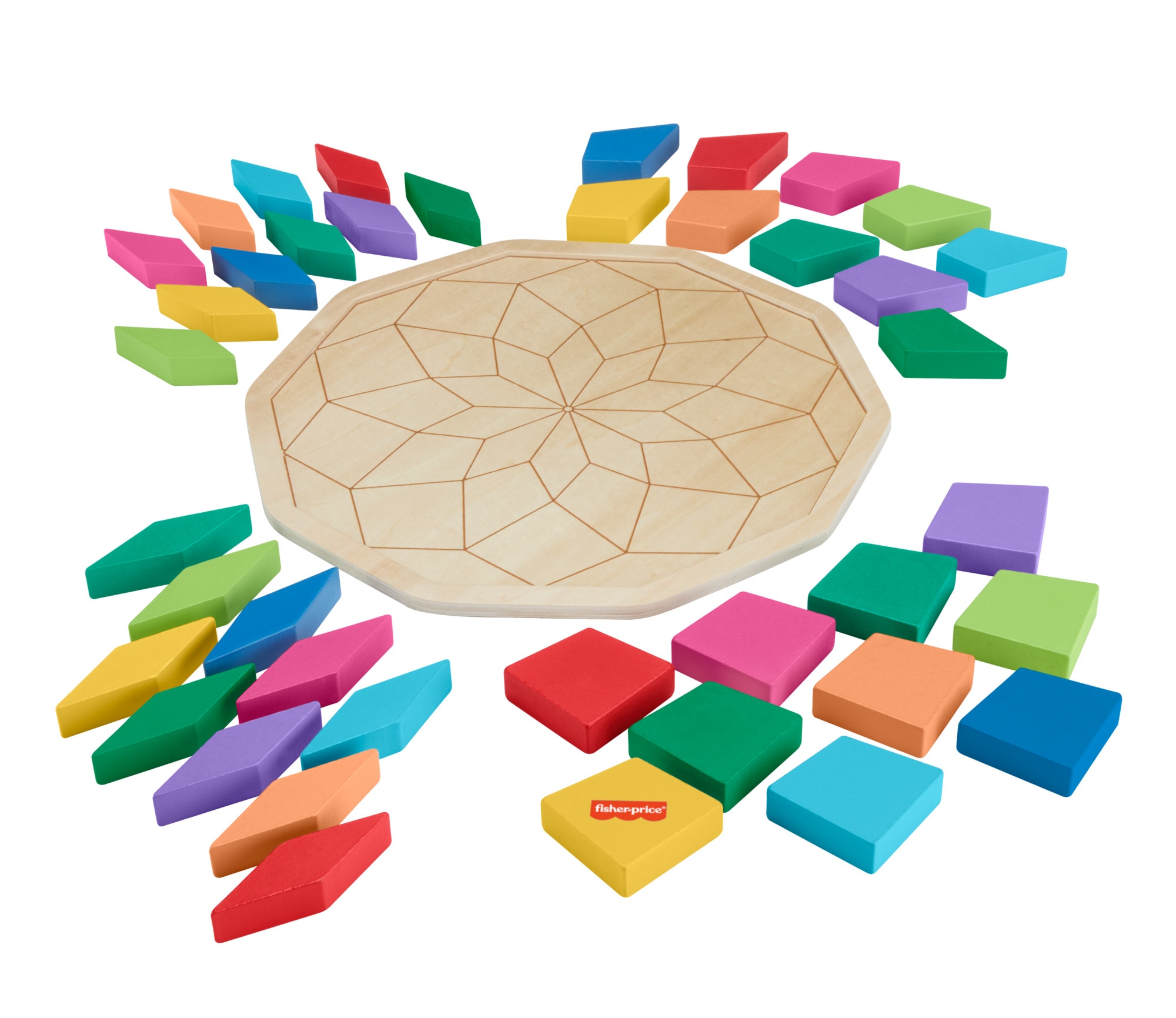 Puzzle madera mandala Fisher-Price 4