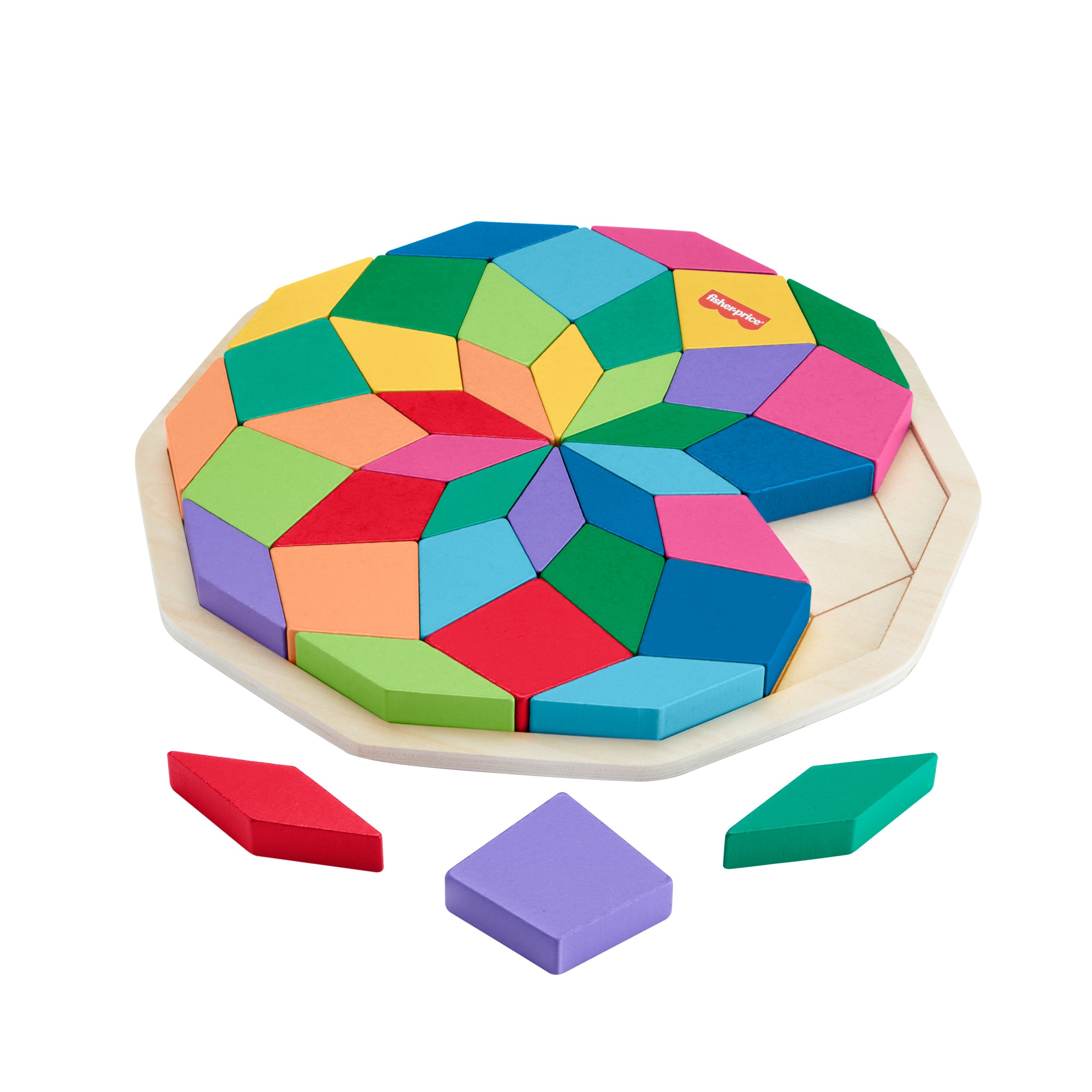 Puzzle madera mandala Fisher-Price 5