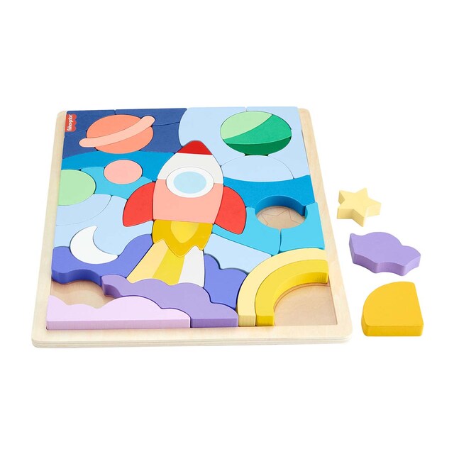 Puzzle madera espacio Fisher-Price