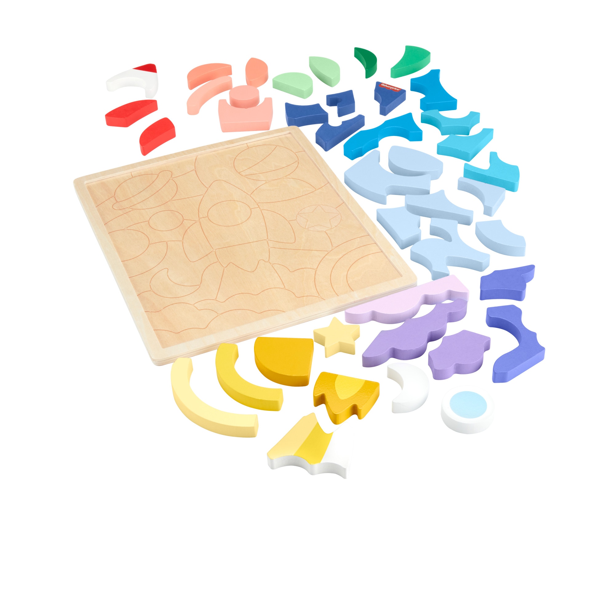 Puzzle madera espacio Fisher-Price 4