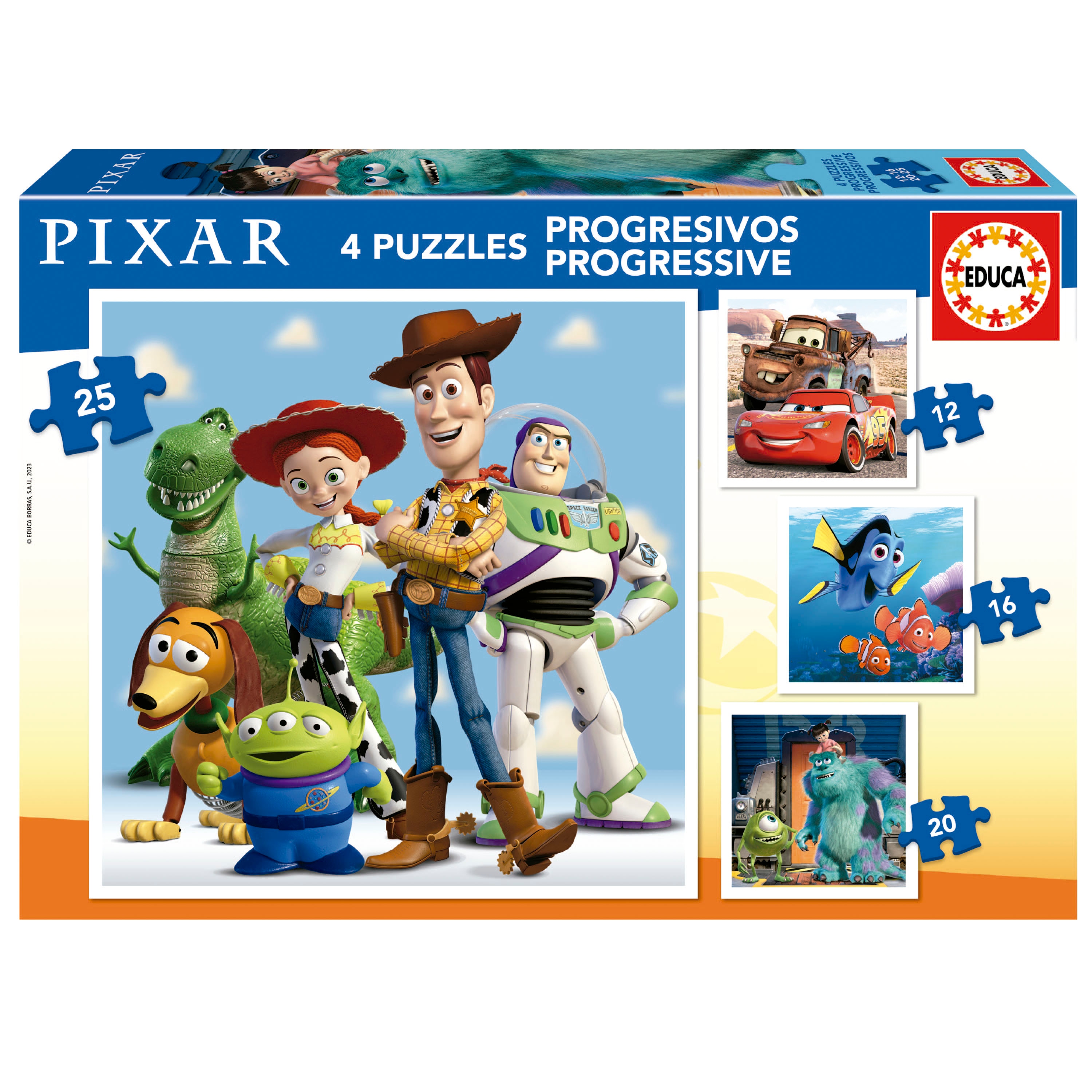 Puzzle progresivo Educa modelos surtidos 4