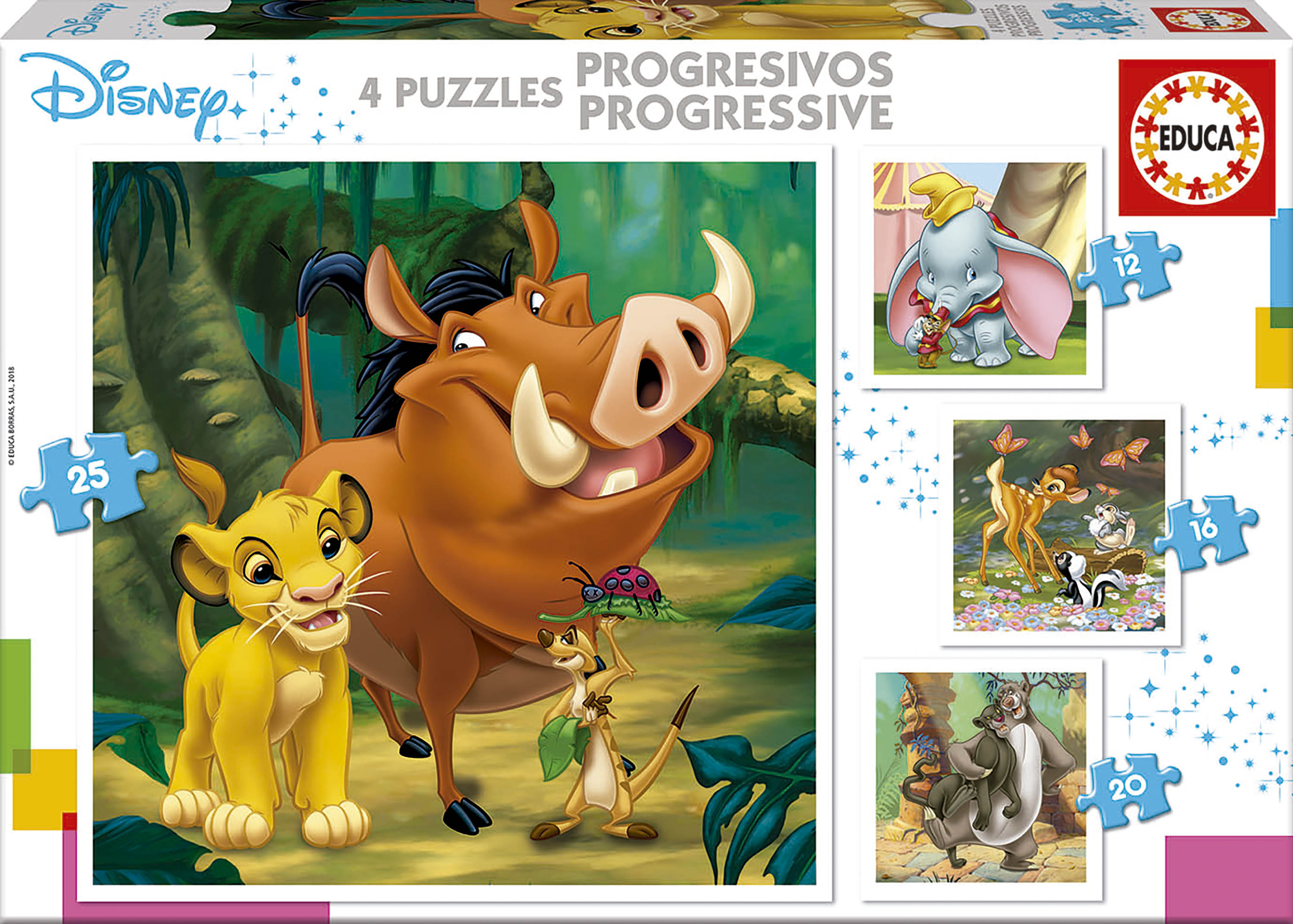 Puzzle progresivo Educa modelos surtidos 8