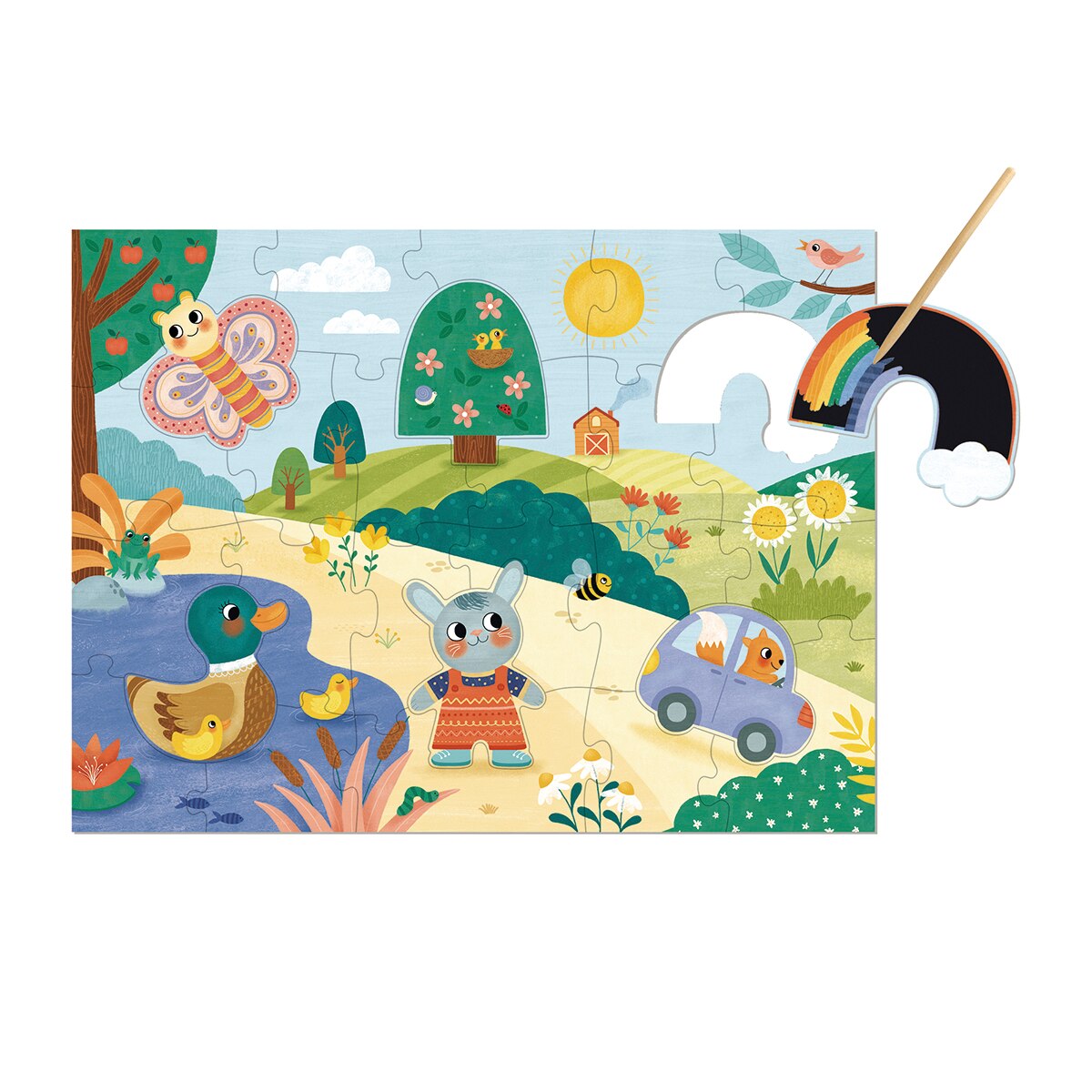 Puzzle XXL mágico Magic Scratch Goula Diset 5