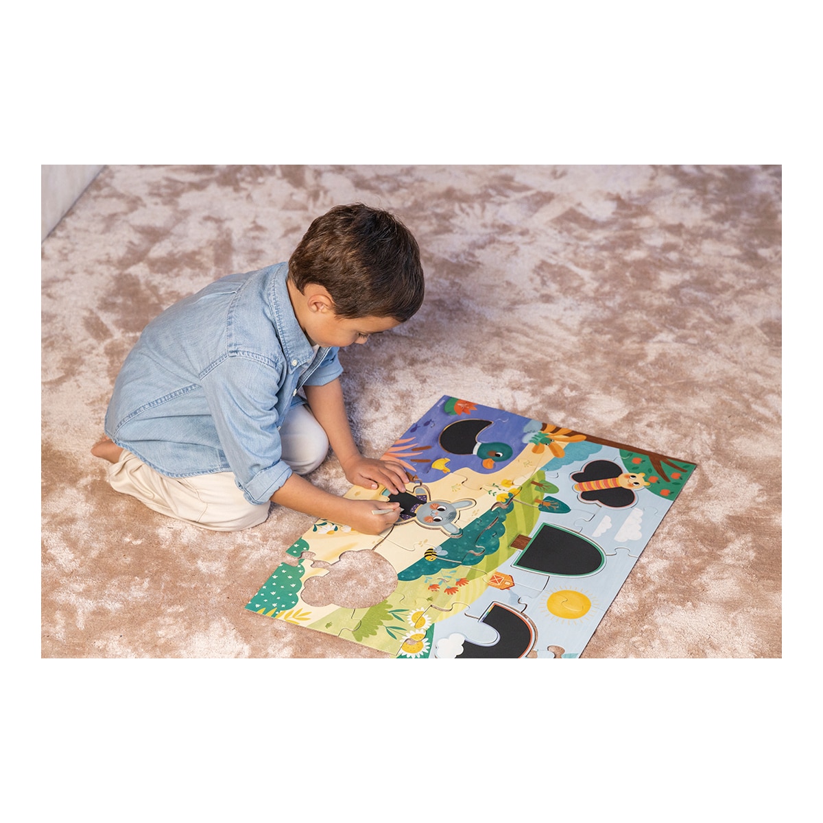 Puzzle XXL mágico Magic Scratch Goula Diset 10