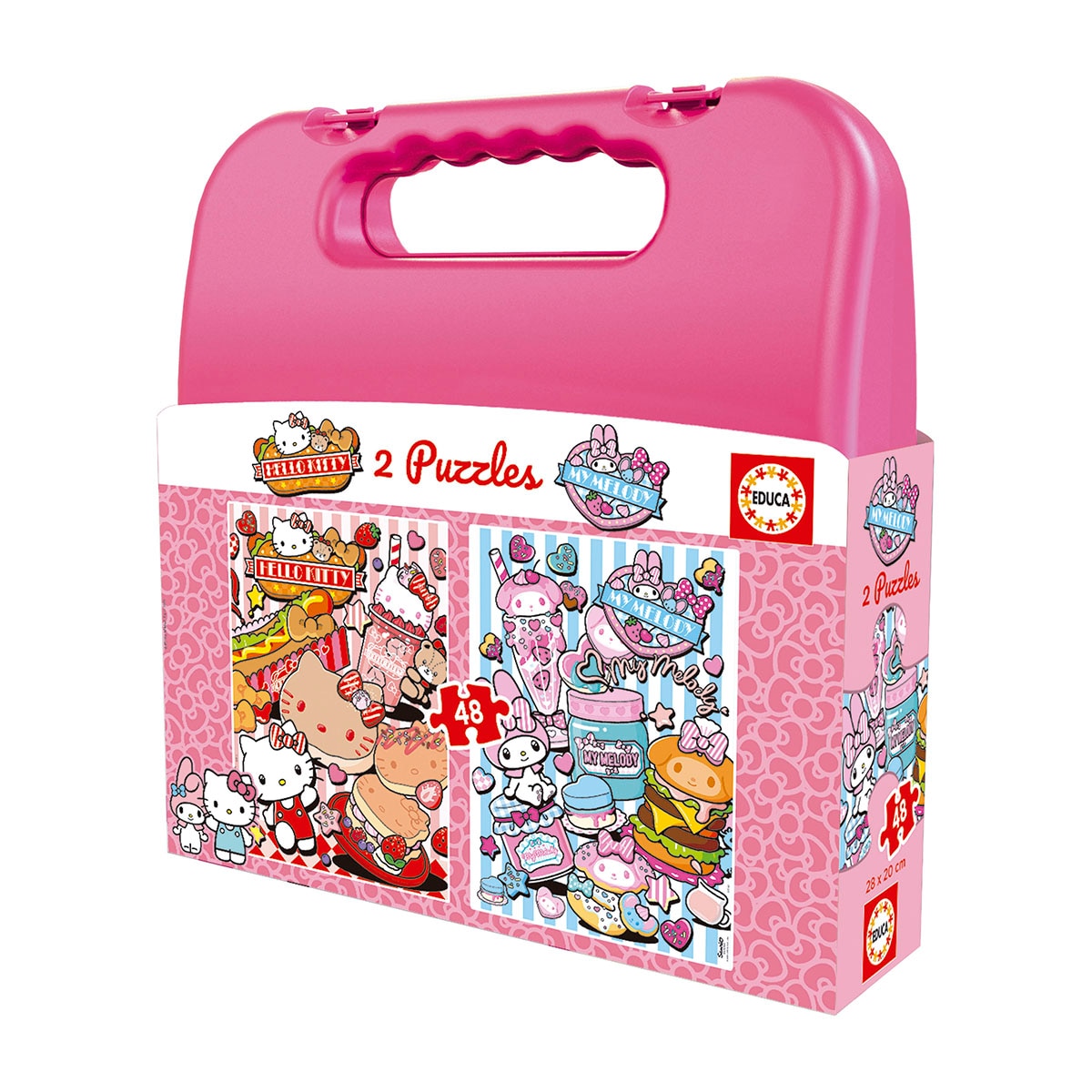 Imagen 0 de Puzzle Maleta 2X48 Hello Kitty & Friends Hello Kitty & FriendsEduca