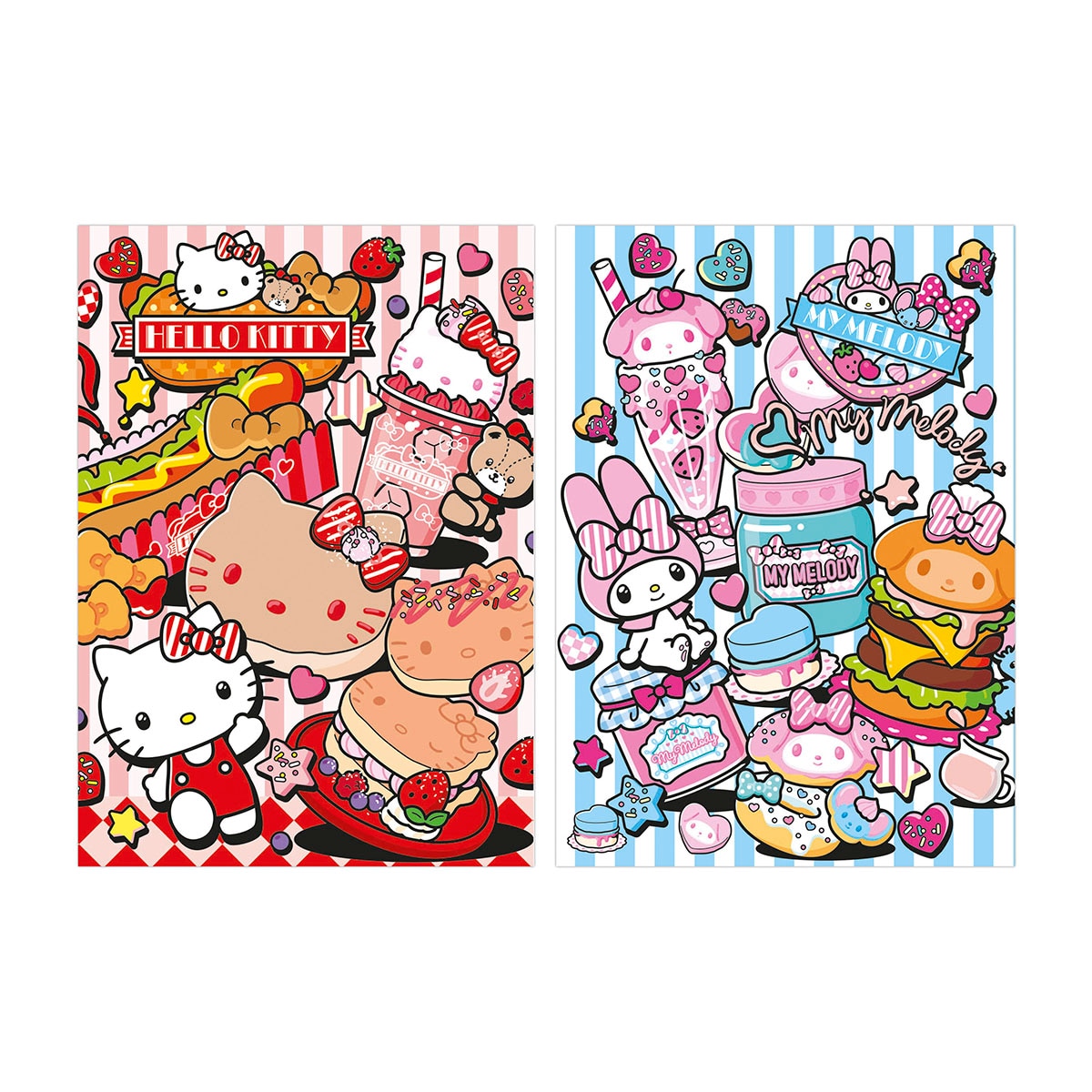 Puzzle Maleta 2X48 Hello Kitty & Friends Hello Kitty & FriendsEduca 2