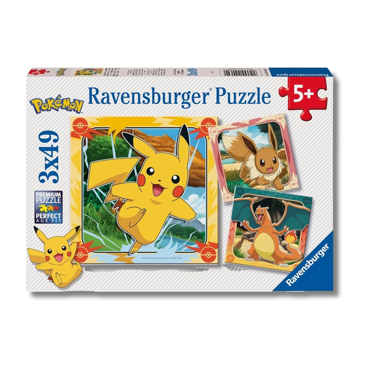 Ravensburger - Puzzle Infantil Puzzle 3X49 piezas Pokemon Ravensburger.