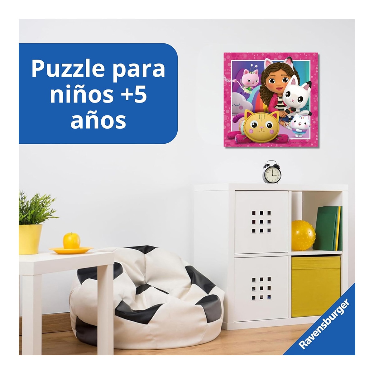 Puzzle Infantil Puzzle 3X49 piezas Gabby´S Dollhouse Ravensburger 4