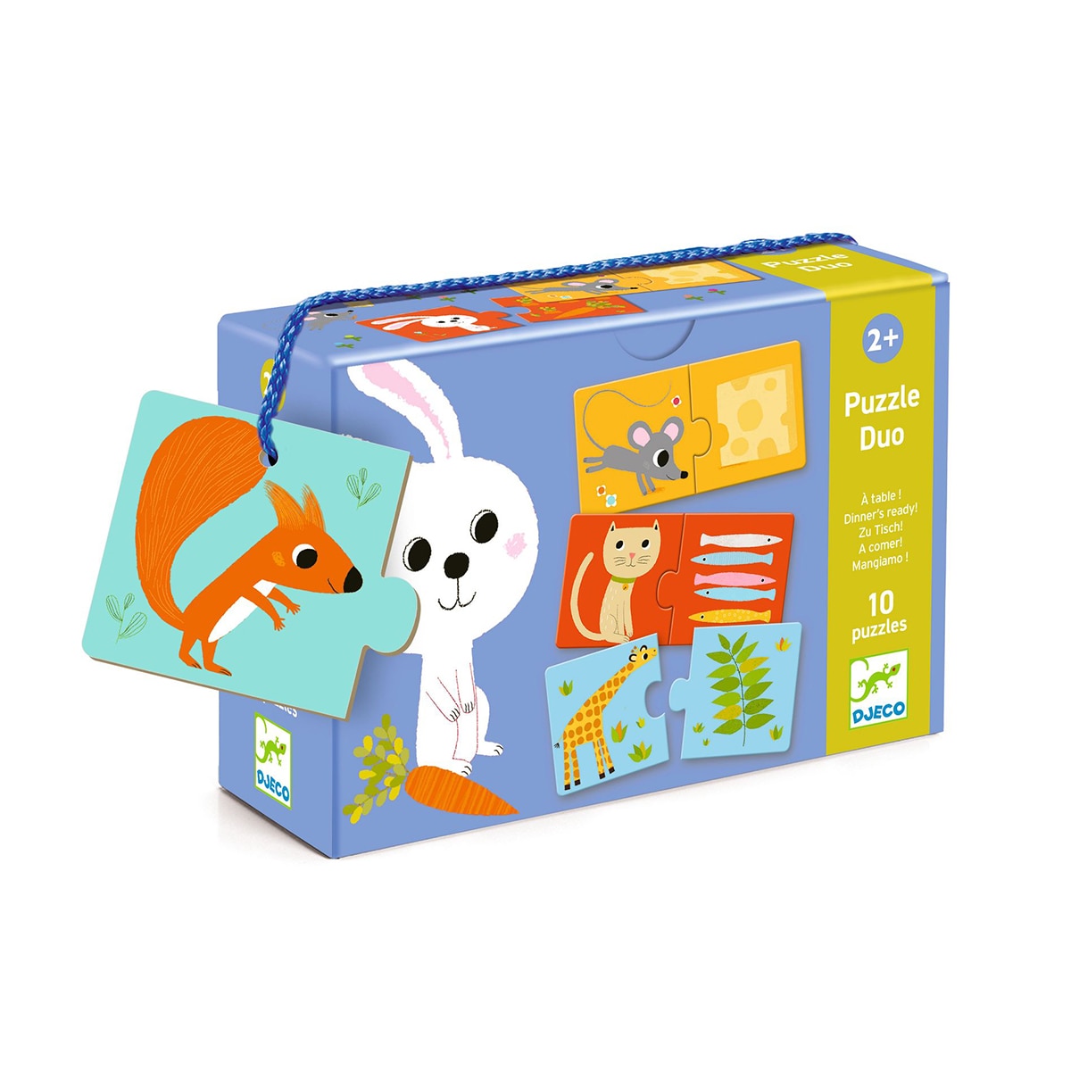 Imagen 0 de Juego 10 Puzzles de 2 piezas Djeco