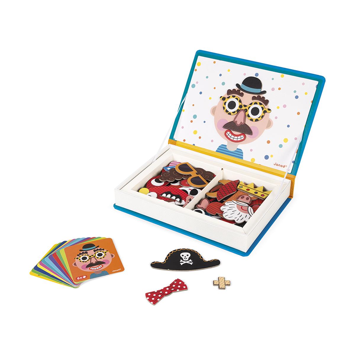 Imagen 0 de Magneti'Book Crazy Faces Chicos Janod