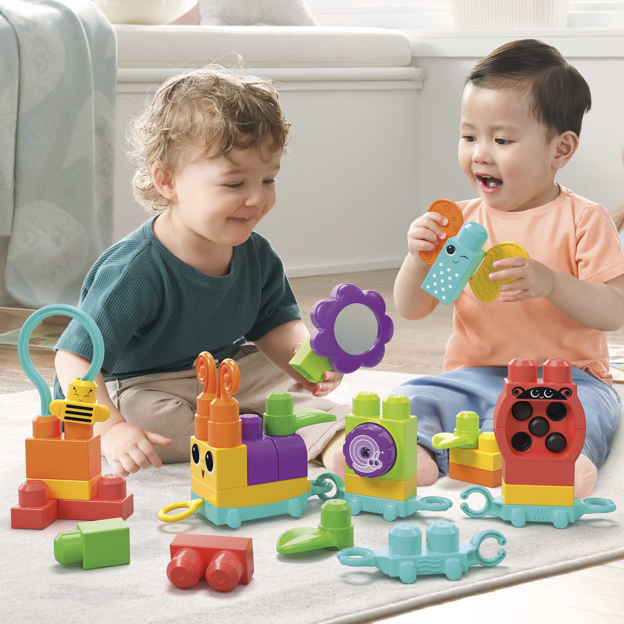 Juego de bloques de construcción Tren oruga Mega Bloks 5