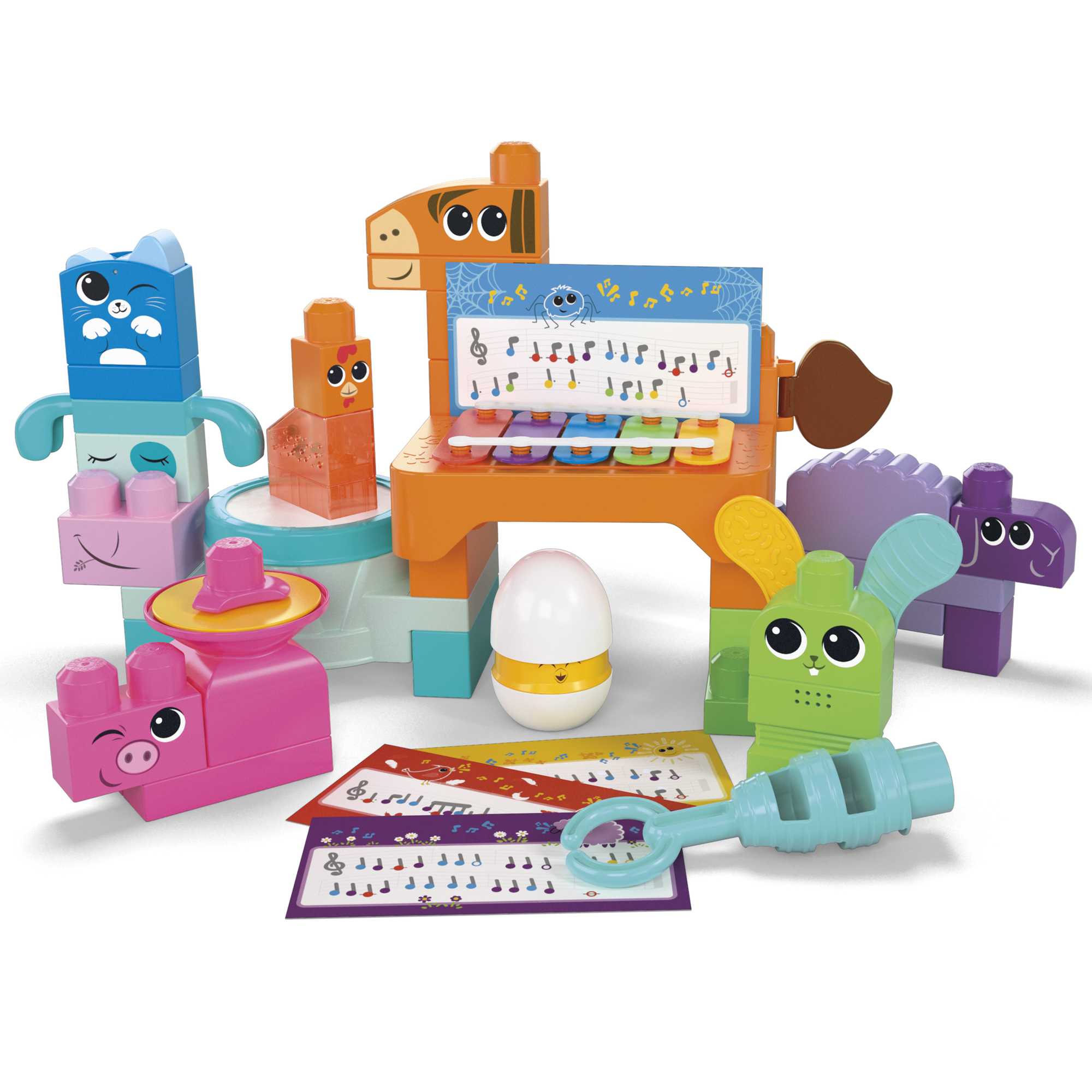 Bloques de construcción Banda granja musical Mega Bloks 5