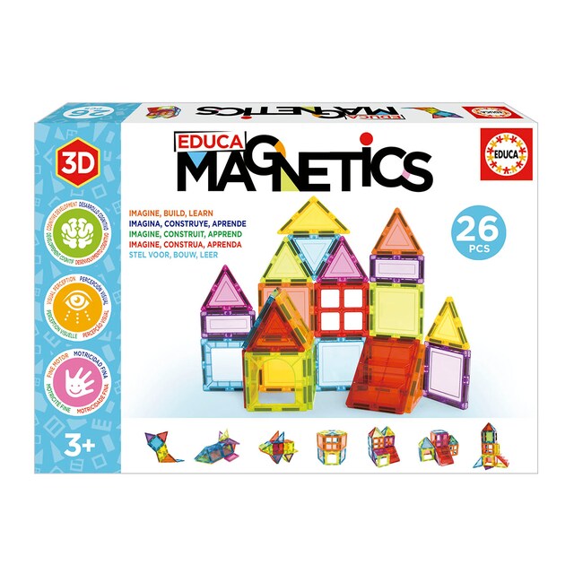 Bloques magnéticos 26 piezas Educa Magnetics