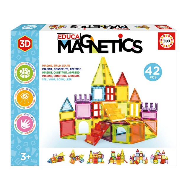 Bloques magnéticos 42 piezas Educa Magnetics