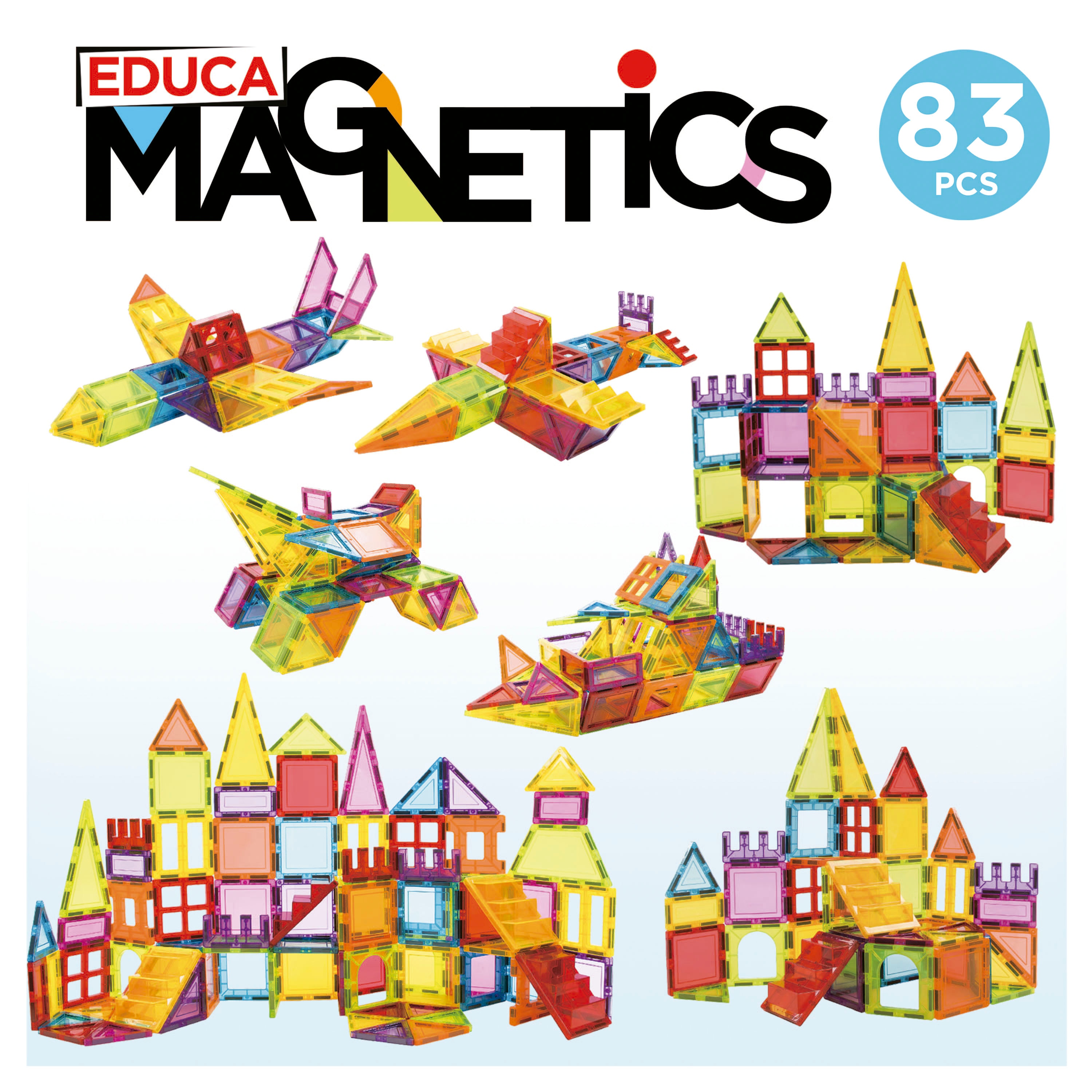 Bloques de construcción 83 piezas Educa Magnetics 4