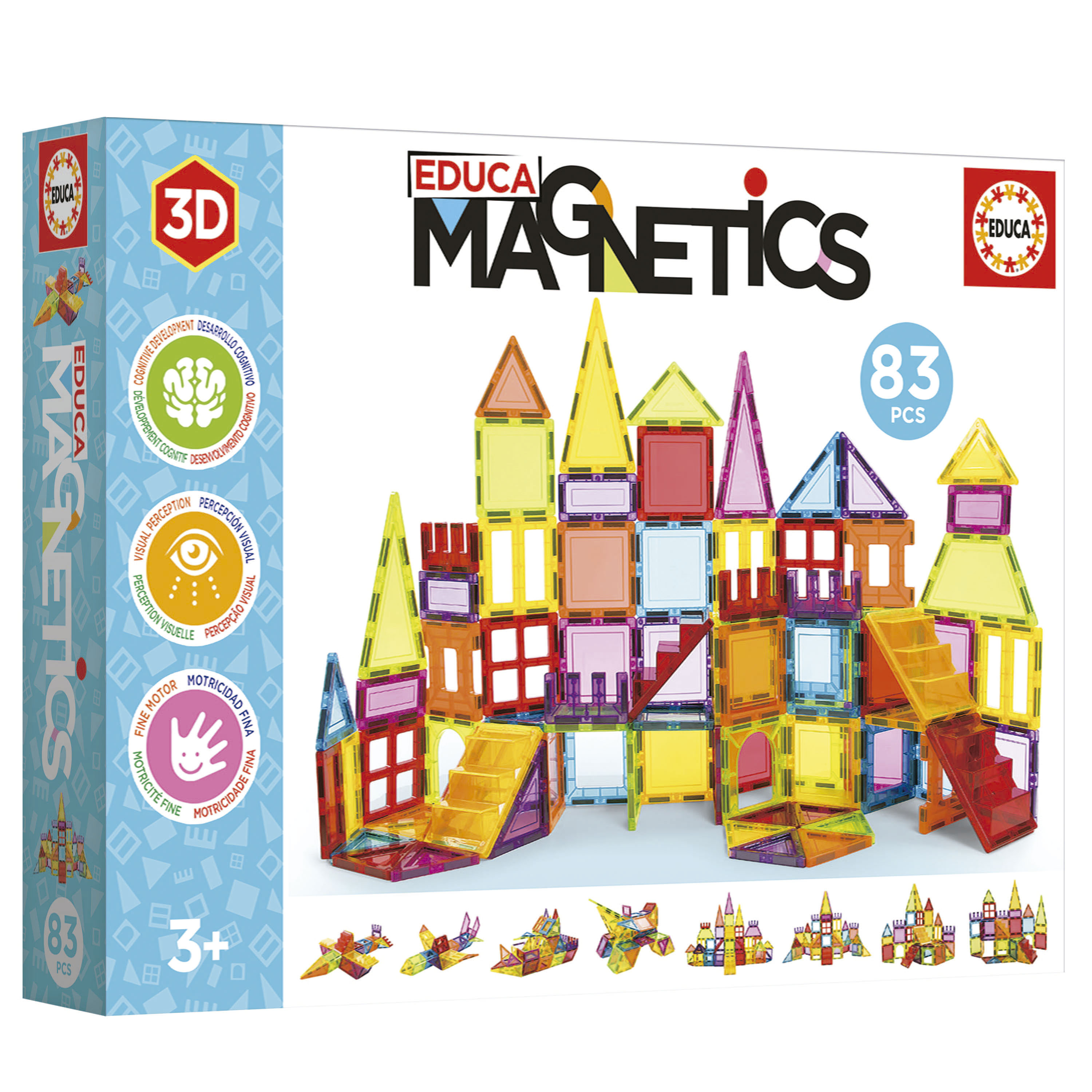 Bloques de construcción 83 piezas Educa Magnetics 5