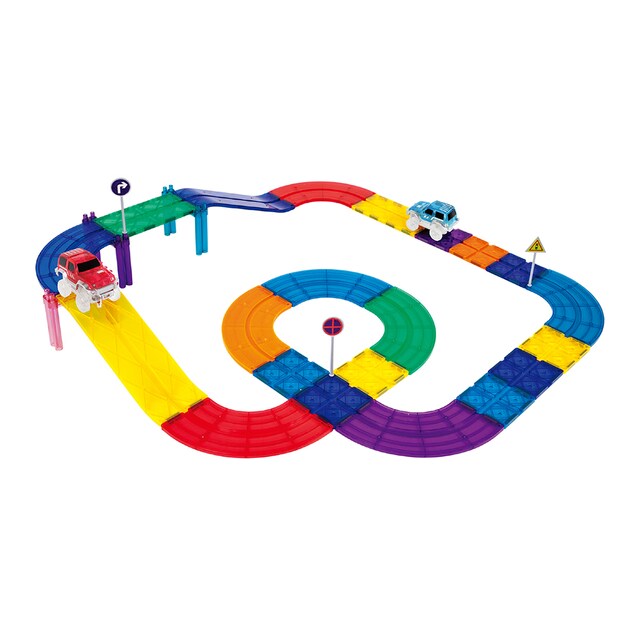 Juego de construcción Pista de carreras magnética 30 piezas Picasso Tiles