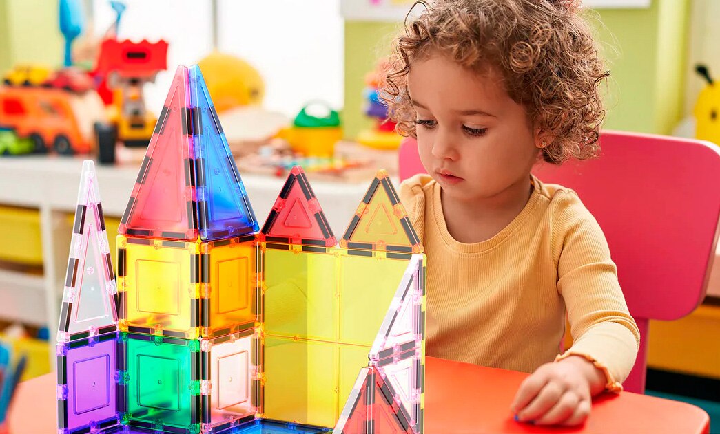 Juego de construcción Bloques magnéticos 61 piezas Picasso Tiles 16