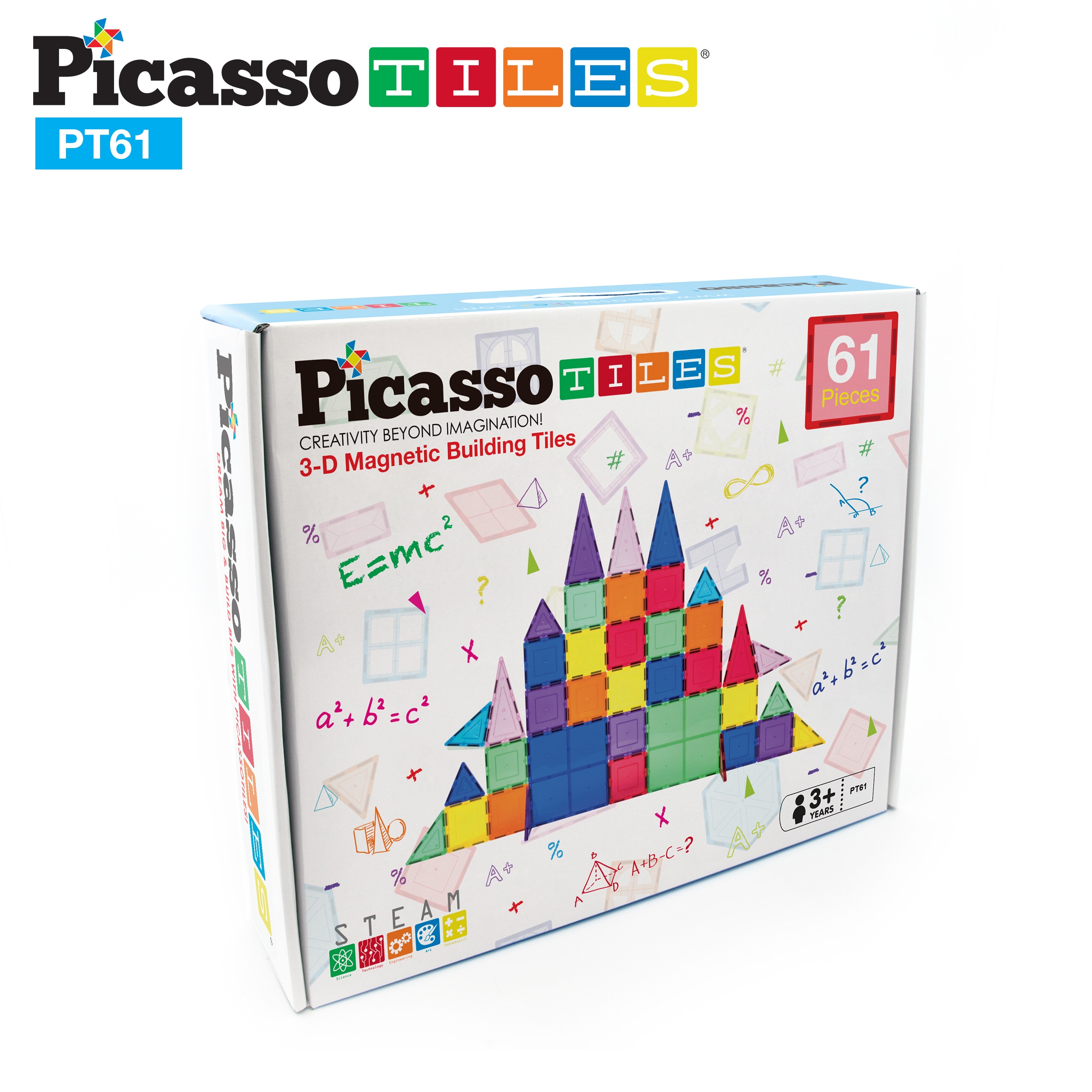 Juego de construcción Bloques magnéticos 61 piezas Picasso Tiles 17
